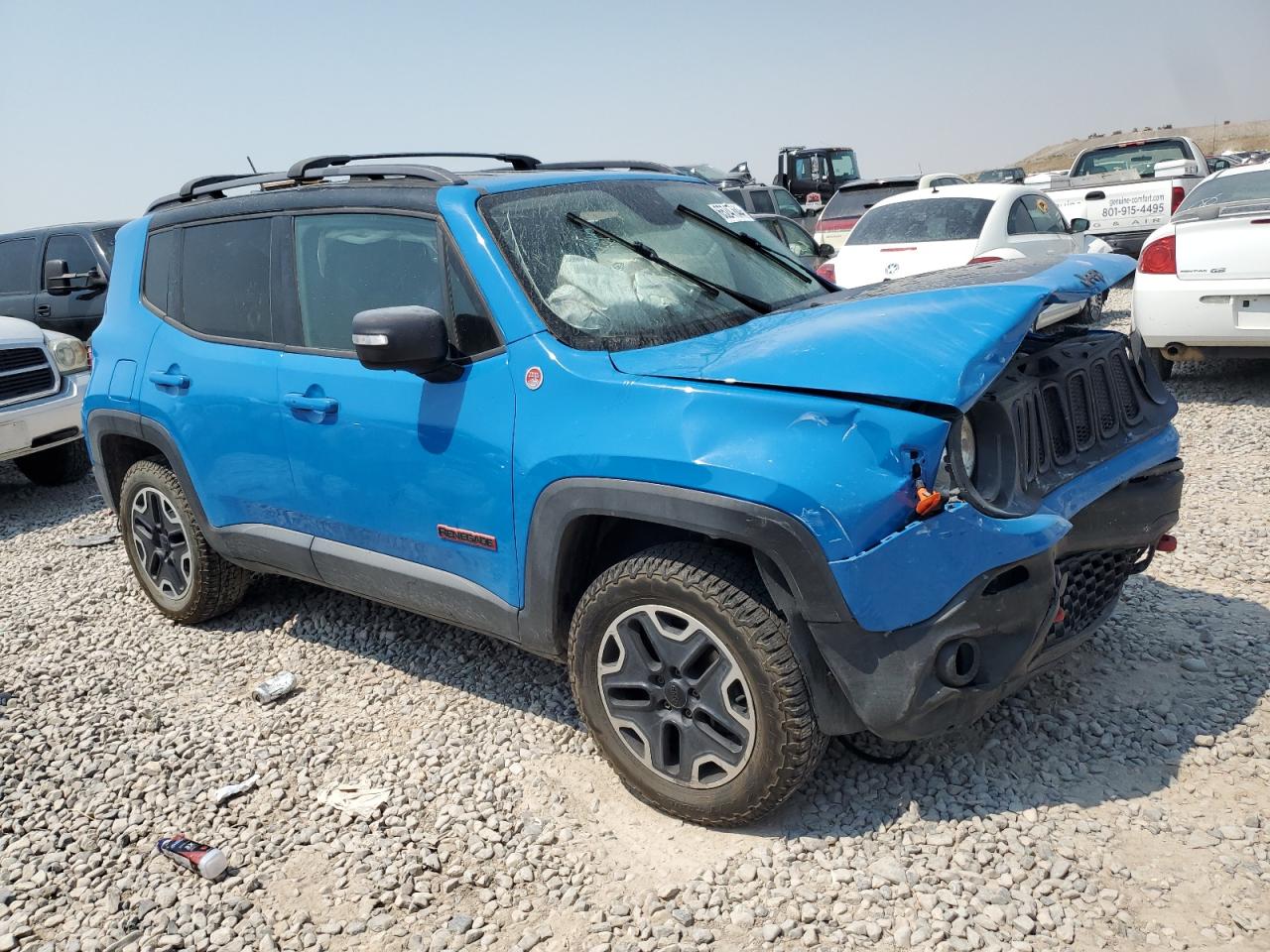 2015 Jeep Renegade VIN ZACCJBCT3FPB91394 Copart auction photo, front end damage thumbnail 4