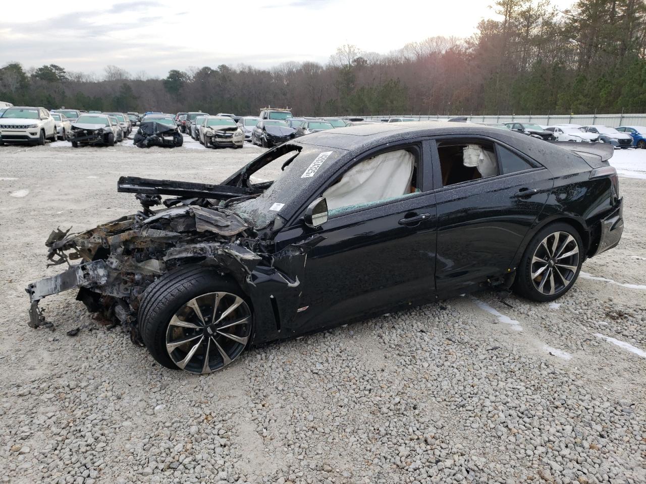 2022 Cadillac CT4-V VIN 1G6DL5RP5N0210030 - Copart auction photo