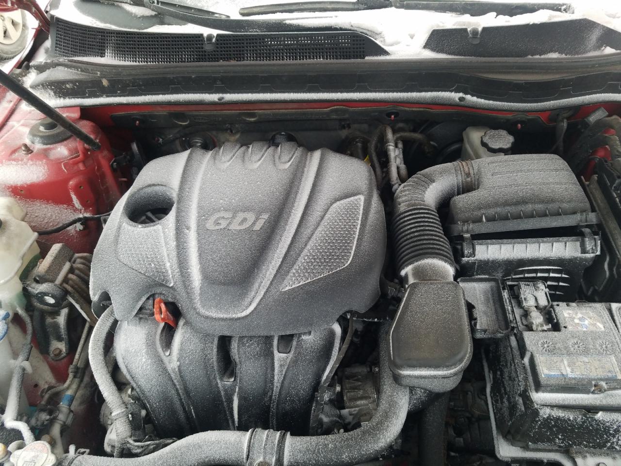 2014 KIA Optima VIN KNAGN4A71E5509640 Copart auction photo, rear end damage thumbnail 11