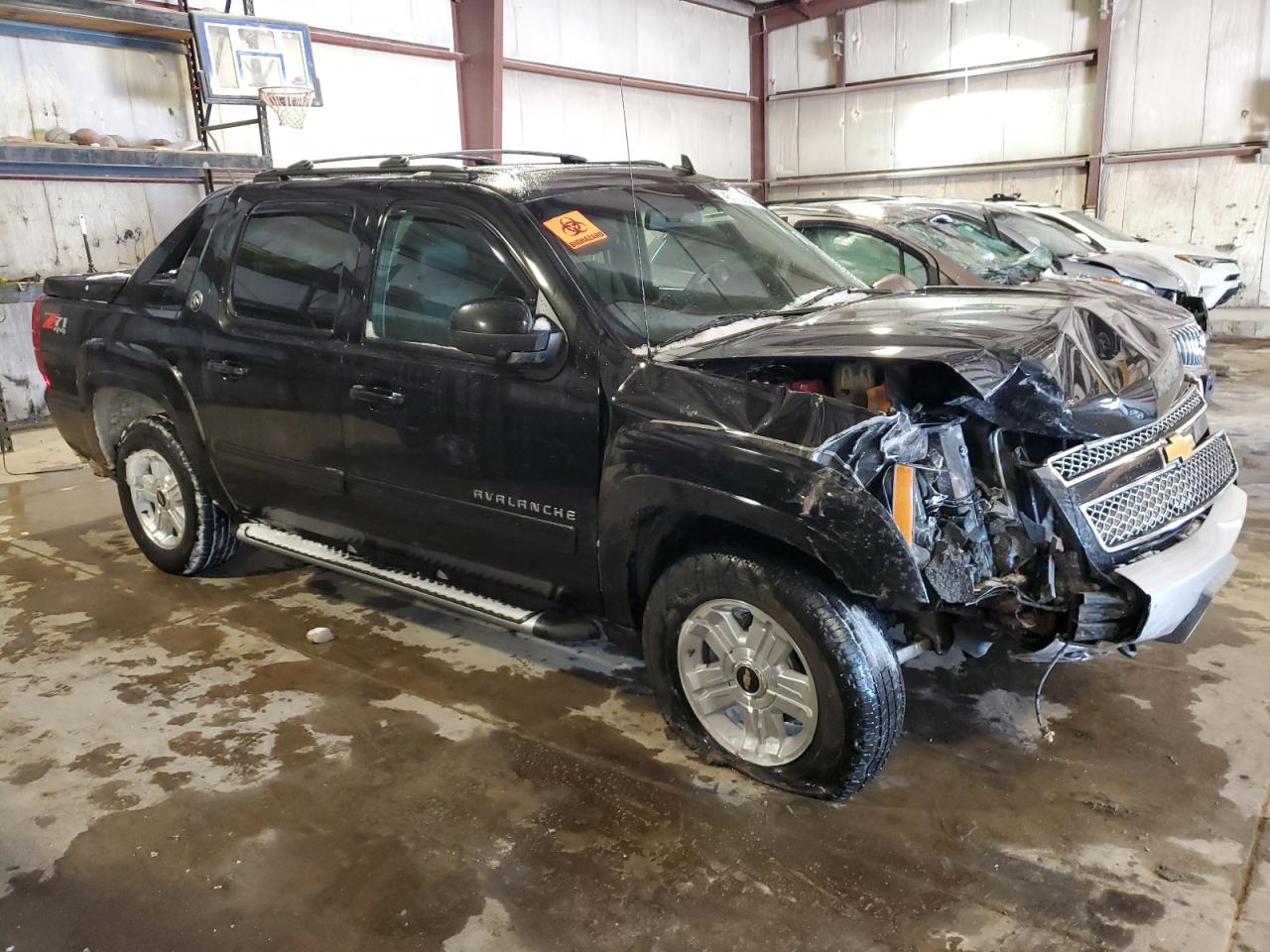 2013 Chevrolet Avalanche VIN 3GNTKFE70DG248404 Copart auction photo, front end / undercarriage damage thumbnail 4