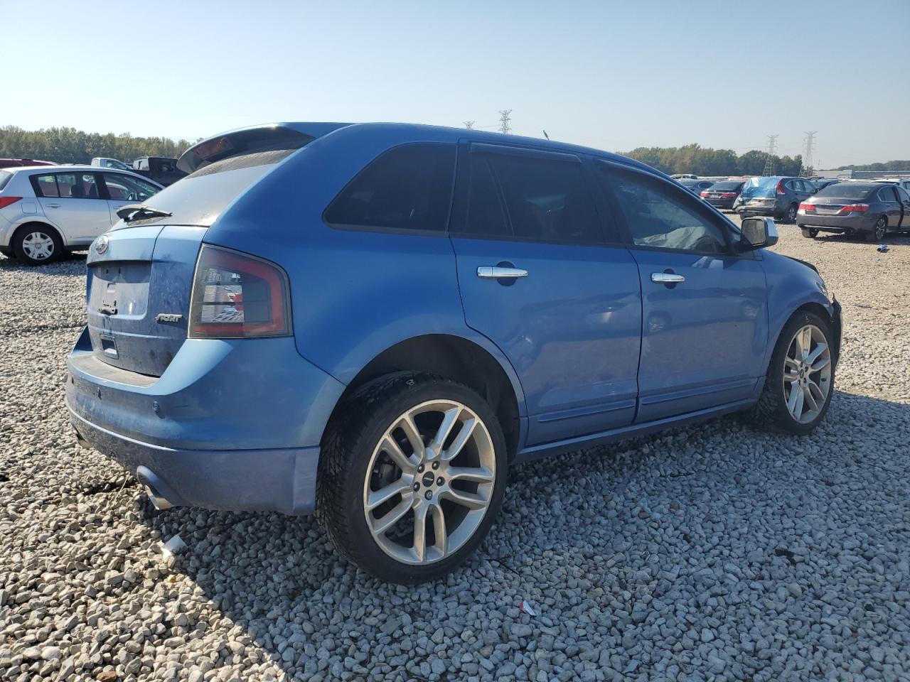 2010 Ford Edge VIN 2FMDK3AC7ABA13541 Copart auction photo, all over damage thumbnail 3