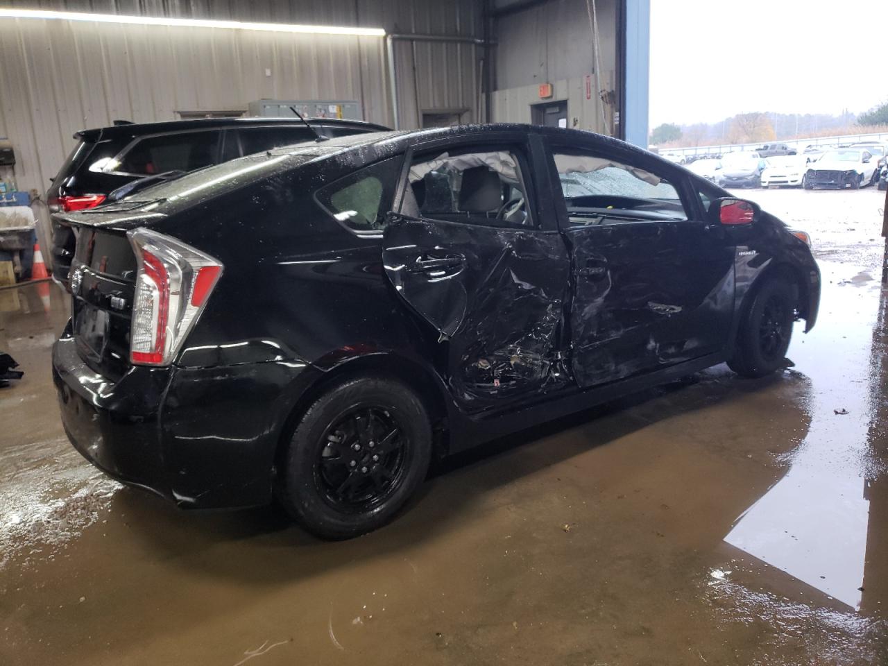 2015 Toyota Prius VIN JTDKN3DU6F0484158 Copart auction photo, side damage thumbnail 3
