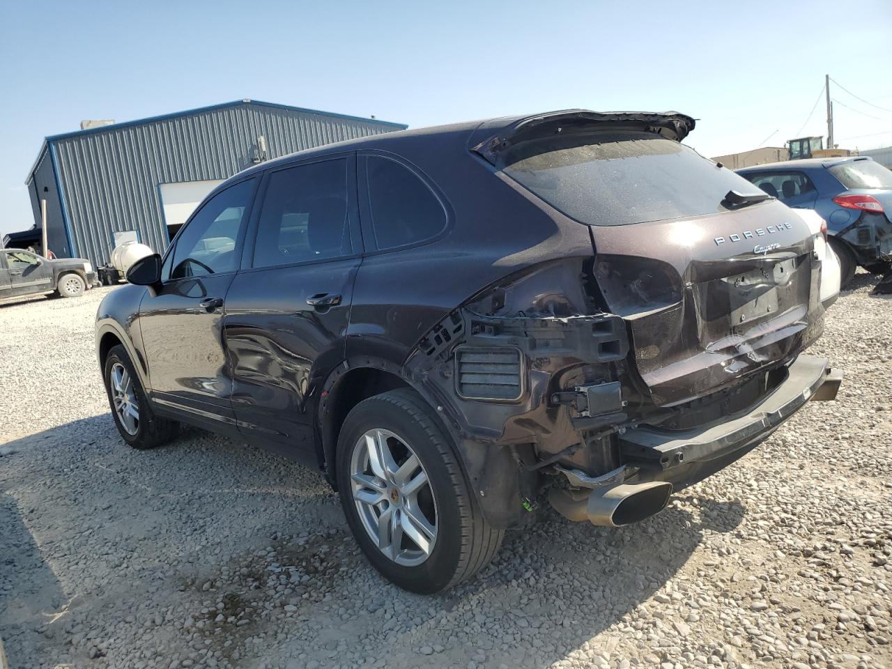 2016 Porsche Cayenne VIN WP1AA2A25GKA09464 Copart auction photo, rear end damage thumbnail 2
