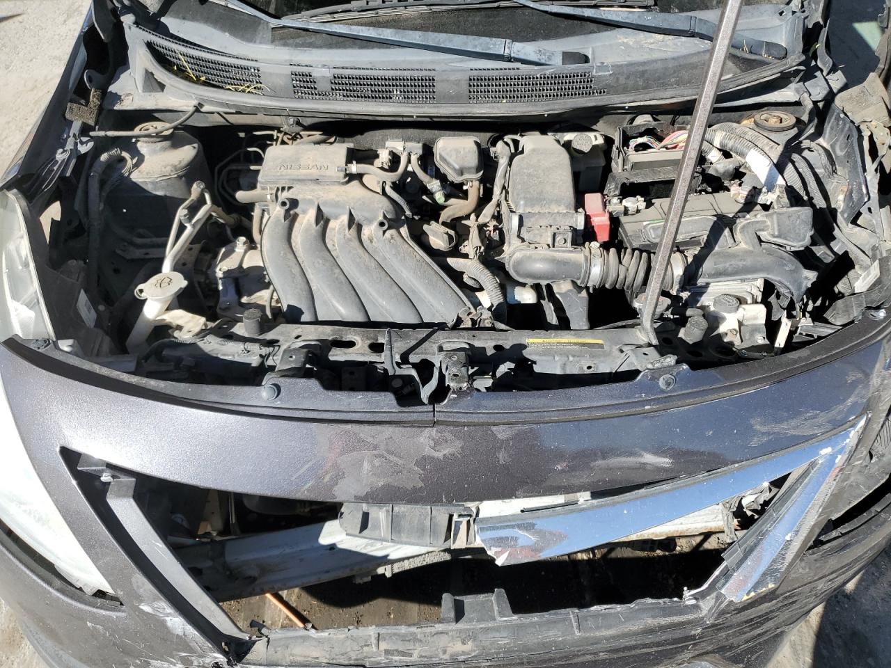 2015 Nissan Versa VIN 3N1CN7AP8FL856065 Copart auction photo, front end damage thumbnail 11