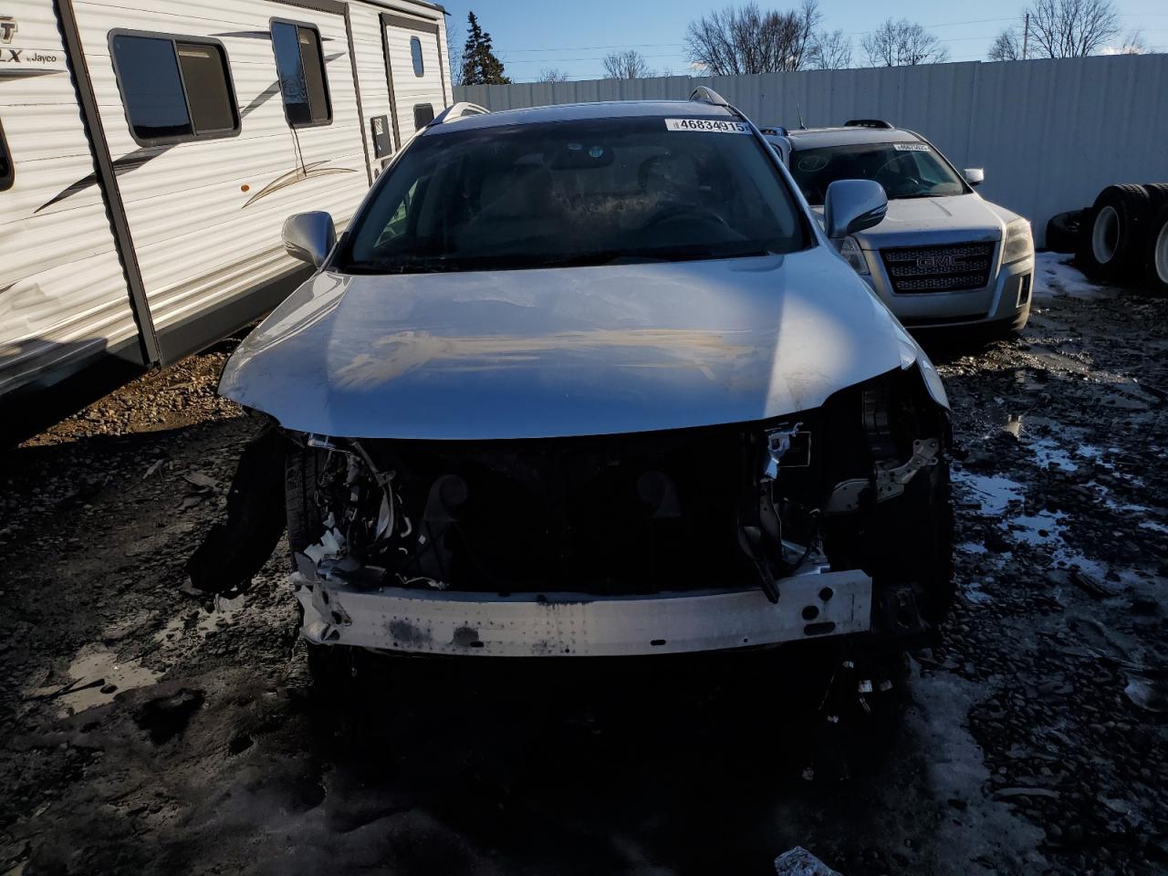 2014 Lexus RX VIN 2T2BK1BAXEC231284 Copart auction photo, front end / side damage thumbnail 5