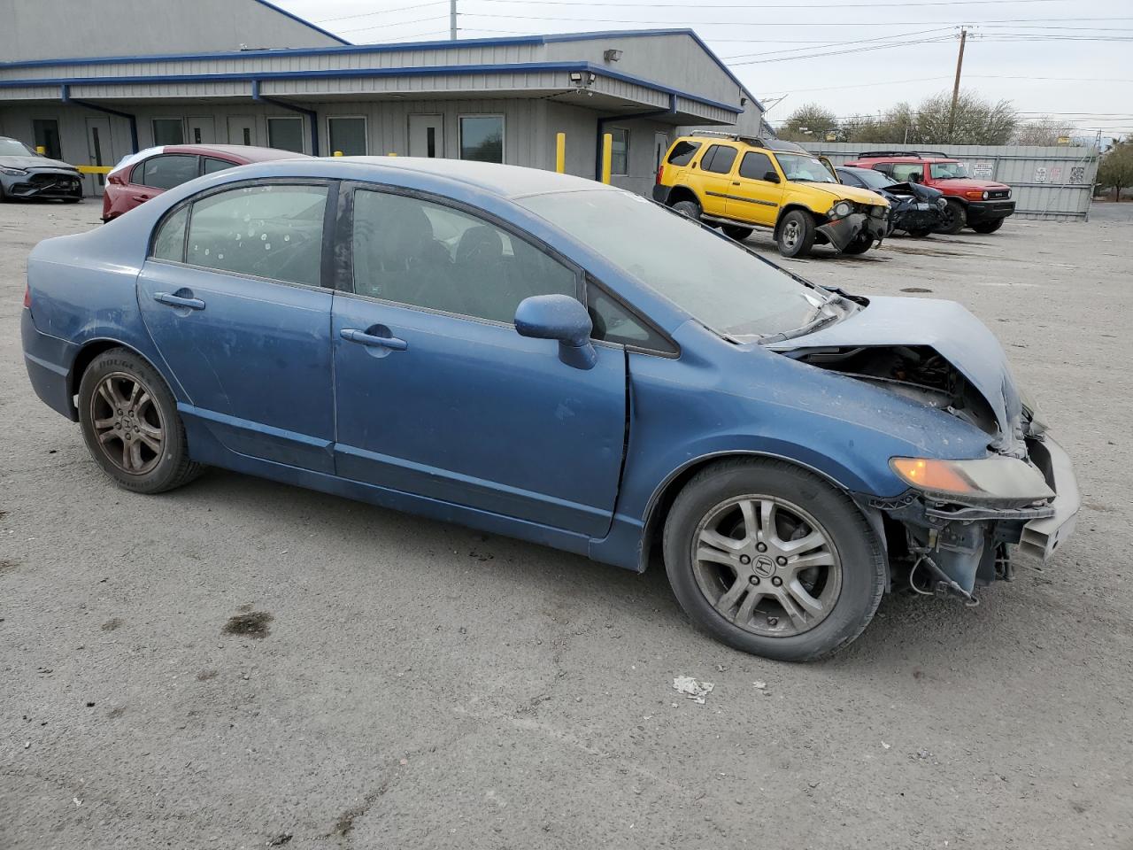 2008 Honda Civic VIN 1HGFA16548L069124 Copart auction photo, front end / rear end damage thumbnail 4