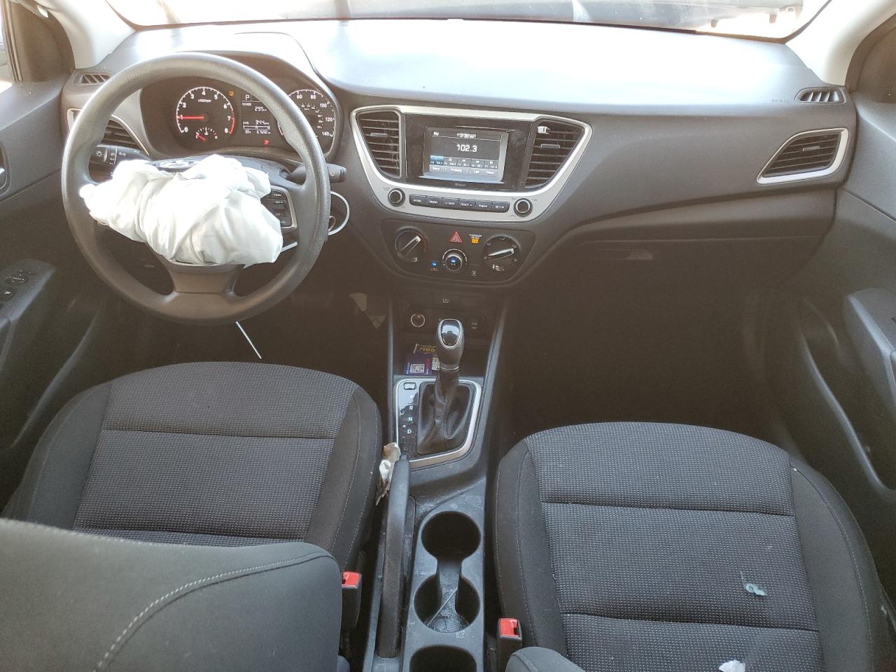 2021 Hyundai Accent VIN 3KPC24A68ME147245 Copart auction photo, front end damage thumbnail 8