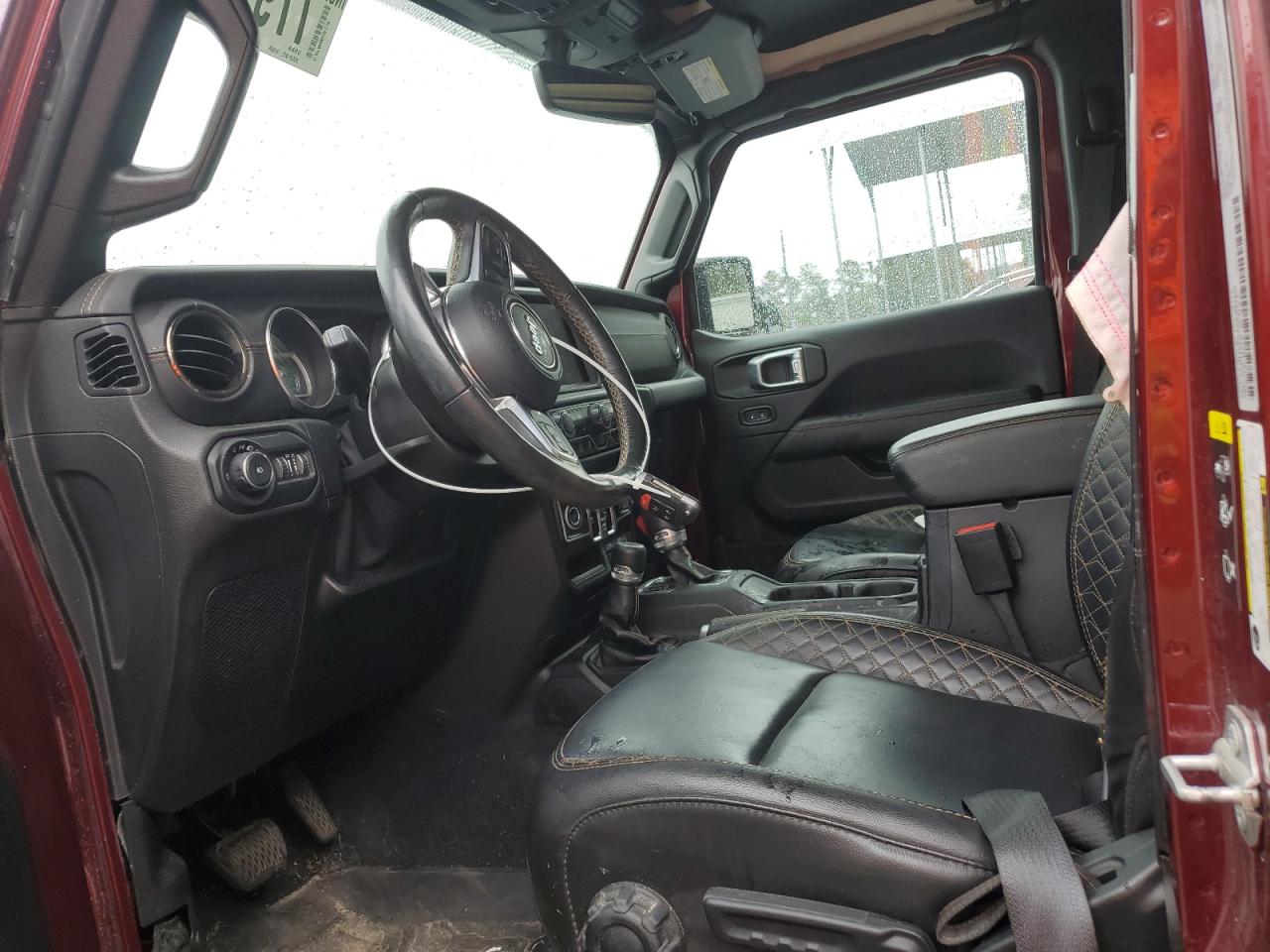 2021 Jeep Wrangler VIN 1C4HJXEN5MW684835 Copart auction photo, rear end damage thumbnail 7