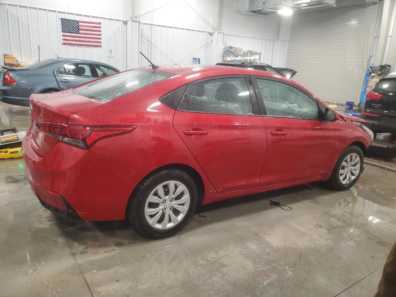 2021 Hyundai Accent VIN 3KPC24A68ME150789 Copart auction photo, front end damage thumbnail 3