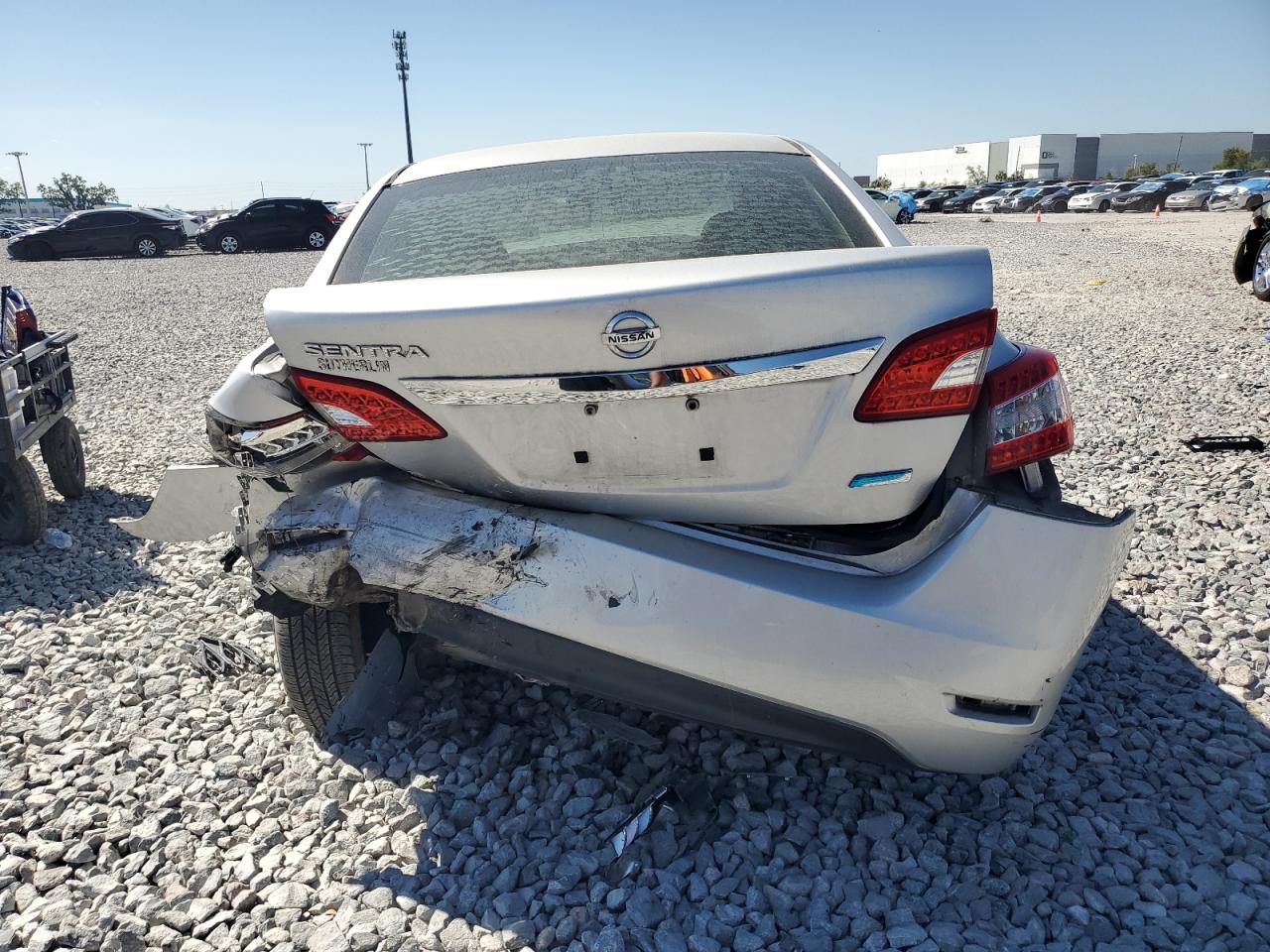 2014 Nissan Sentra VIN 3N1AB7AP3EL679746 Copart auction photo, front end / rear end damage thumbnail 6