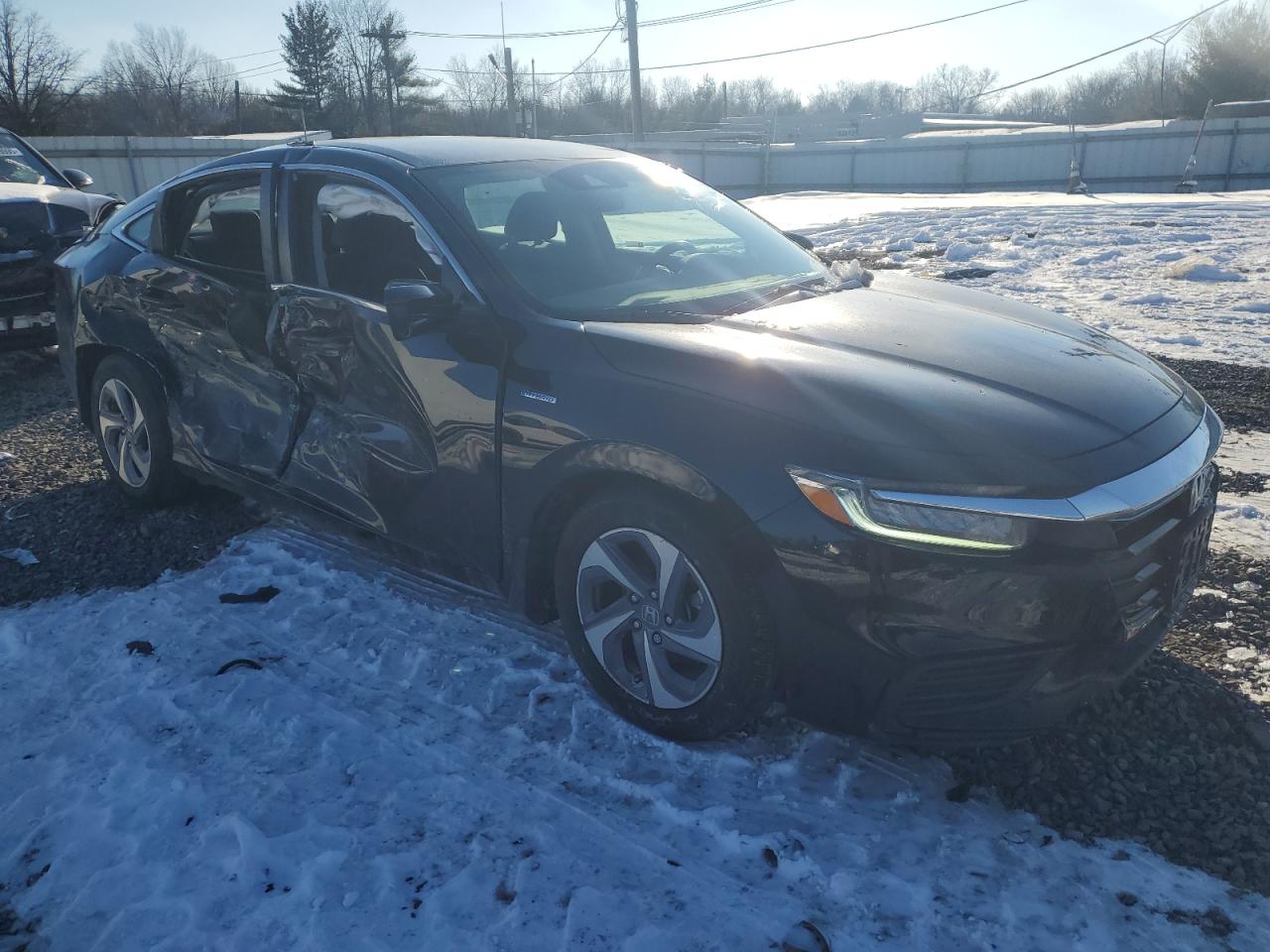 2020 Honda Insight VIN 19XZE4F52LE010107 Copart auction photo, side damage thumbnail 4