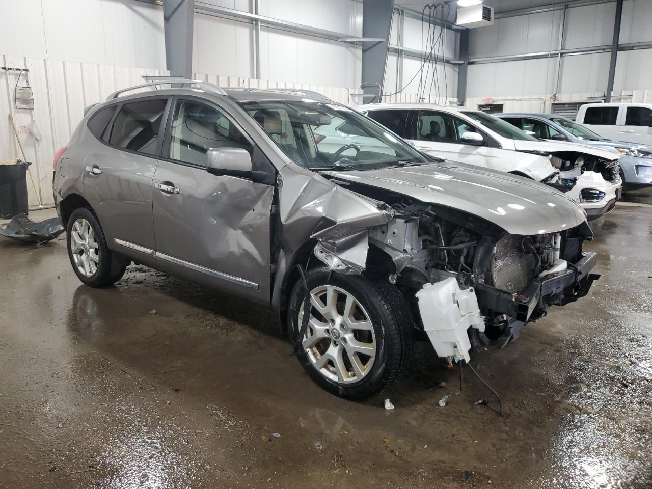 2012 Nissan Rogue VIN JN8AS5MTXCW262503 Copart auction photo, all over damage thumbnail 4