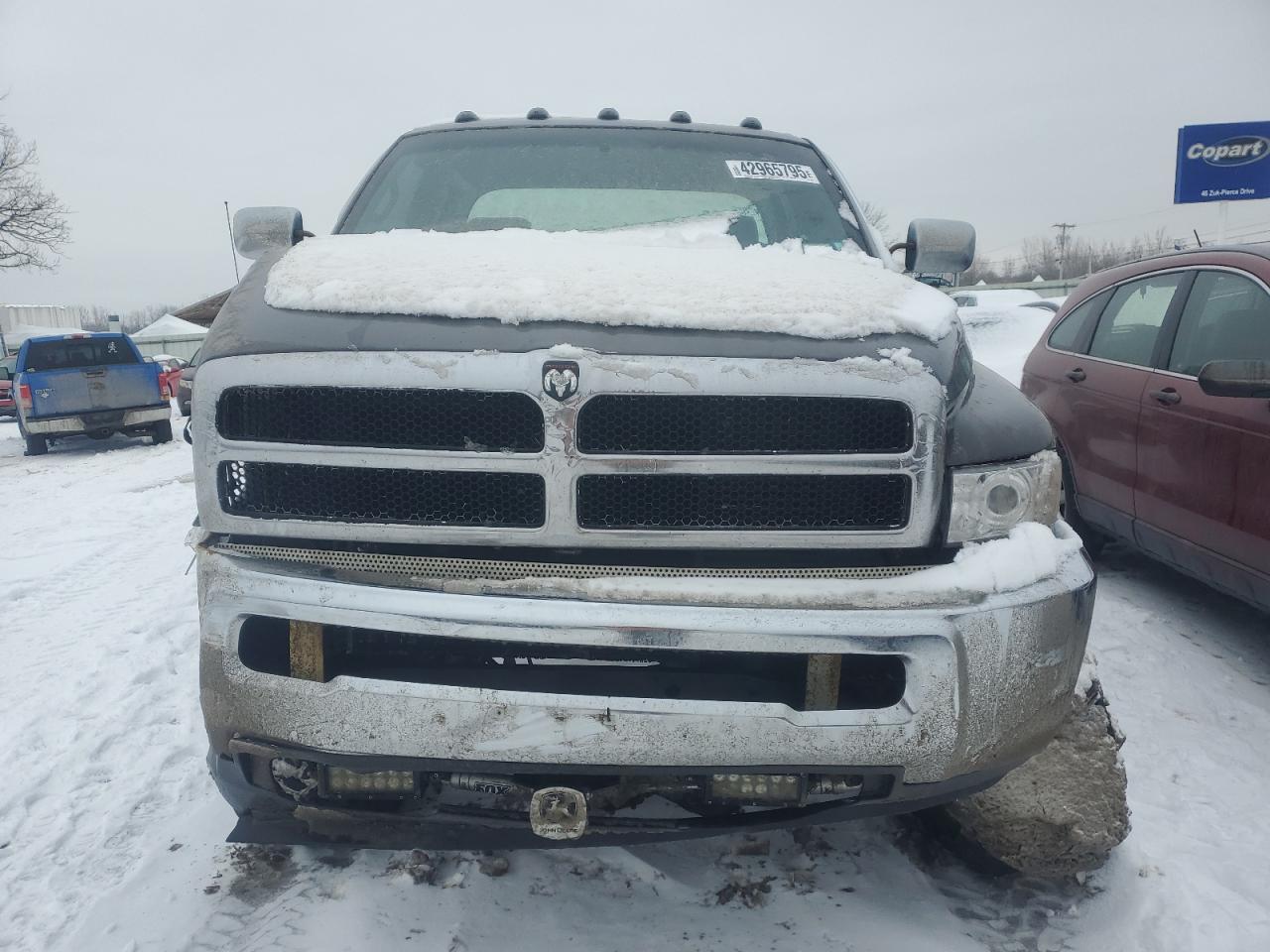 1997 Dodge RAM VIN 3B7KF23D7VG795052 Copart auction photo, undercarriage / front end damage thumbnail 5