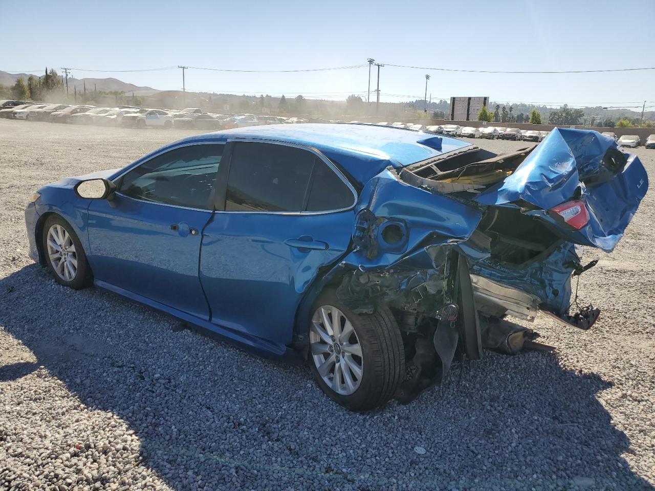 2019 Toyota Camry VIN 4T1B11HK8KU288259 Copart auction photo, rear end / side damage thumbnail 2