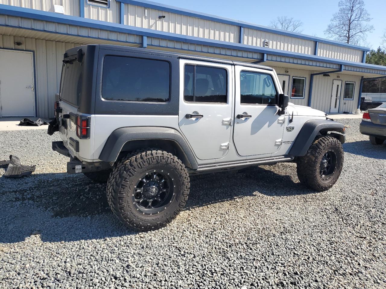 2012 Jeep Wrangler VIN 1C4BJWFG1CL234969 Copart auction photo, rear end damage thumbnail 3