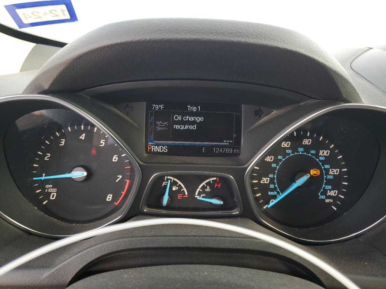 2013 Ford Escape VIN 1FMCU0GX9DUC54482 Copart auction photo, rear end / hail damage thumbnail 9