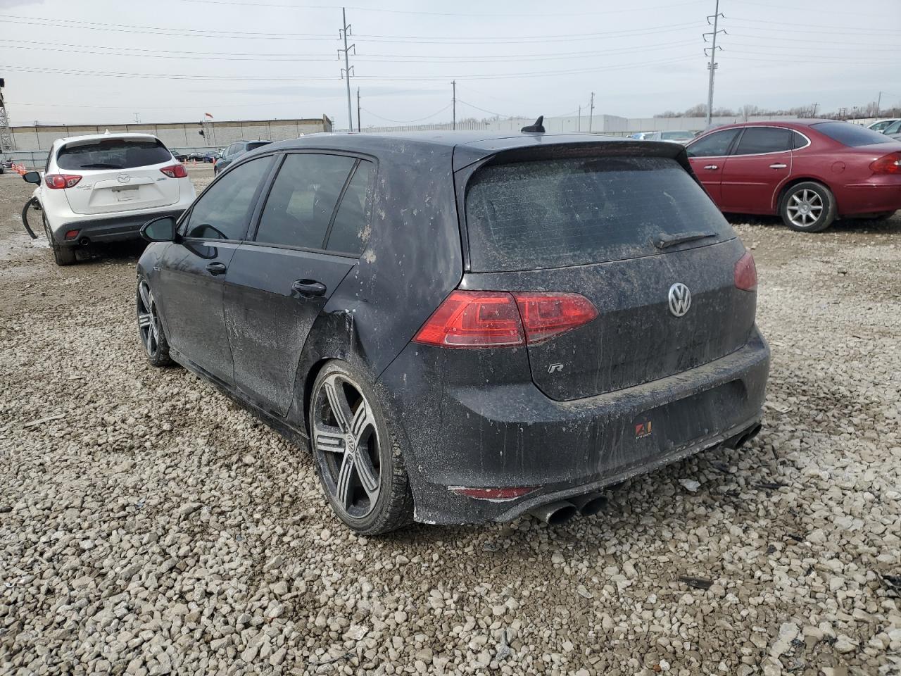 2016 Volkswagen Golf VIN WVWUF7AU2GW089247 Copart auction photo, front end / rear end damage thumbnail 2