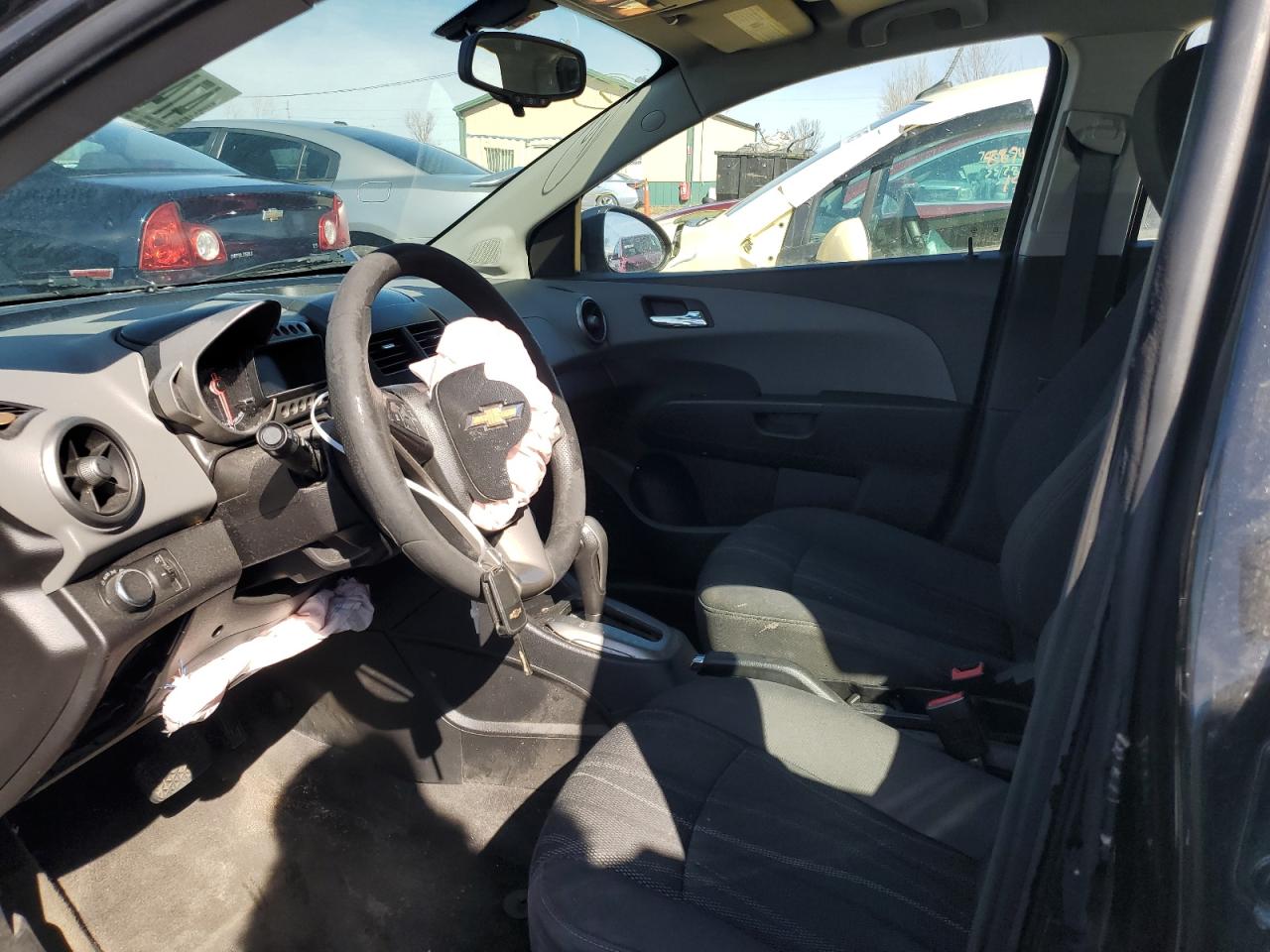 2015 Chevrolet Sonic VIN 1G1JC5SH4F4214866 Copart auction photo, front end / undercarriage damage thumbnail 7