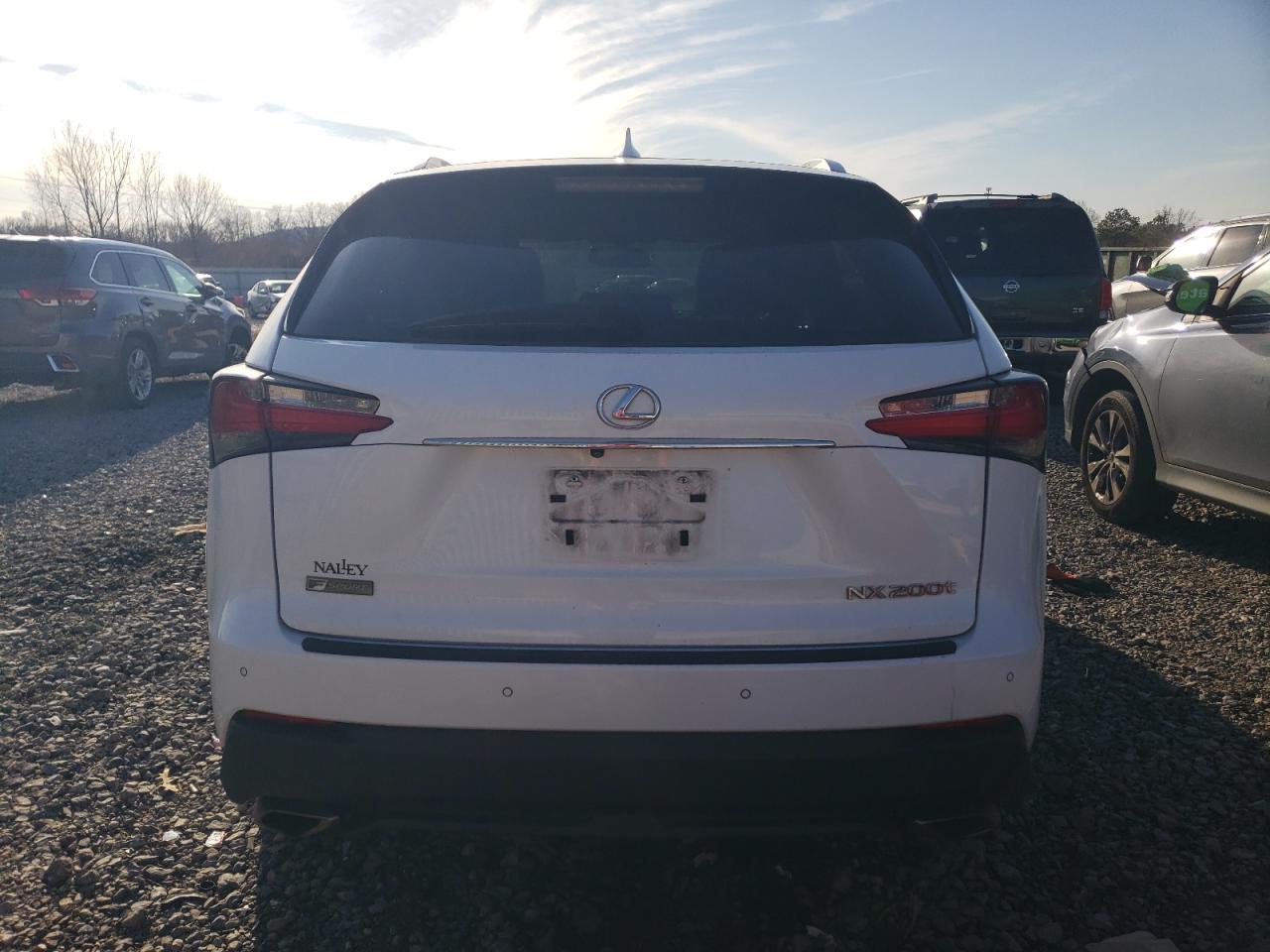 2016 Lexus NX VIN JTJYARBZ6G2036089 Copart auction photo, front end damage thumbnail 6