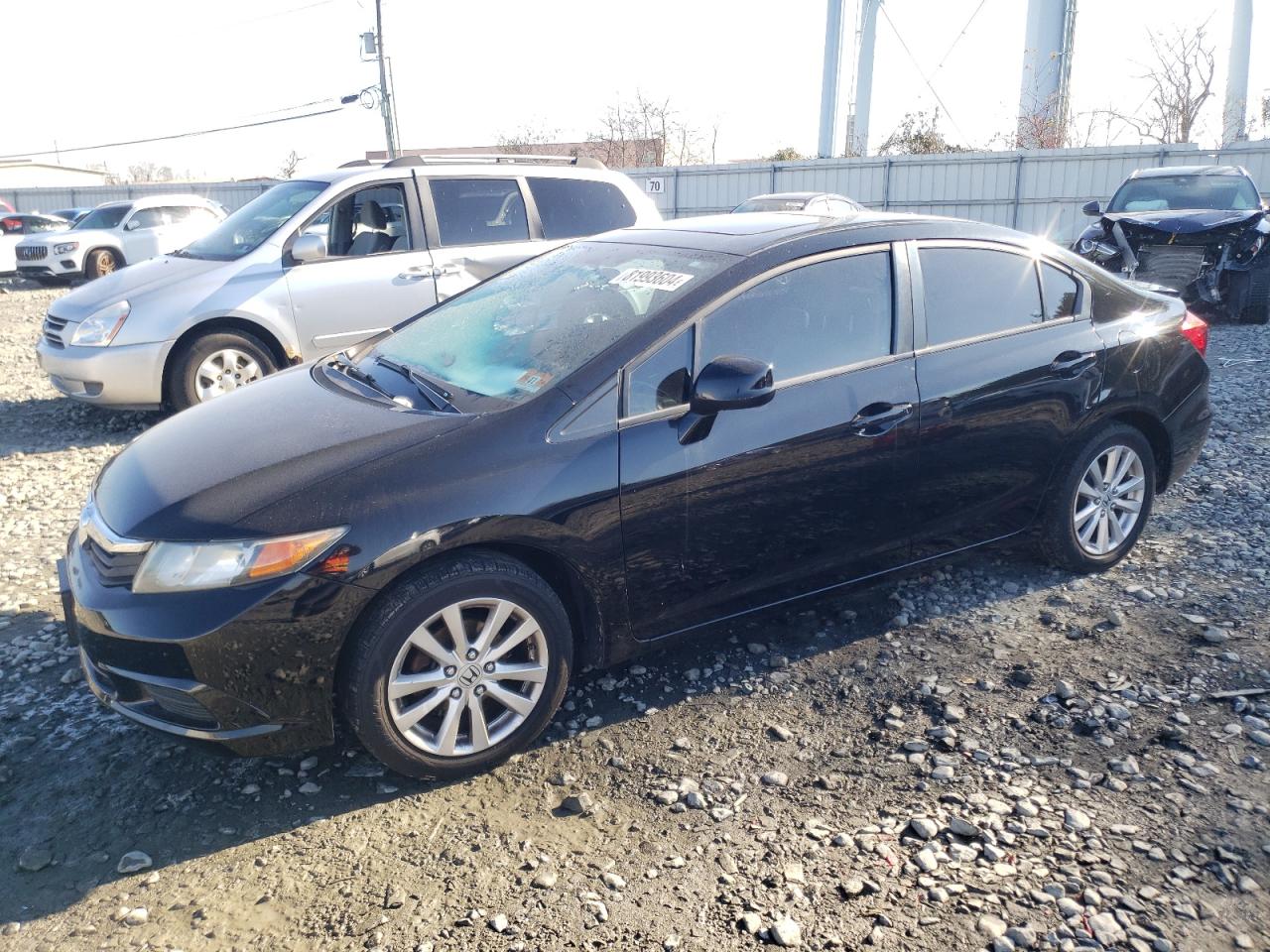 2012 Honda Civic VIN 19XFB2F97CE312141