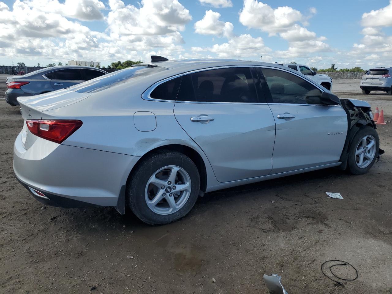 2018 Chevrolet Malibu VIN 1G1ZB5ST7JF291903 Copart auction photo, front end damage thumbnail 3