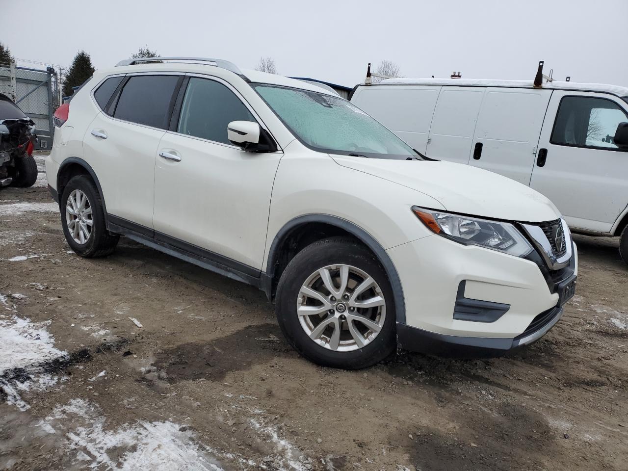 2020 Nissan Rogue VIN JN8AT2MV5LW141844 Copart auction photo, side / undercarriage damage thumbnail 4