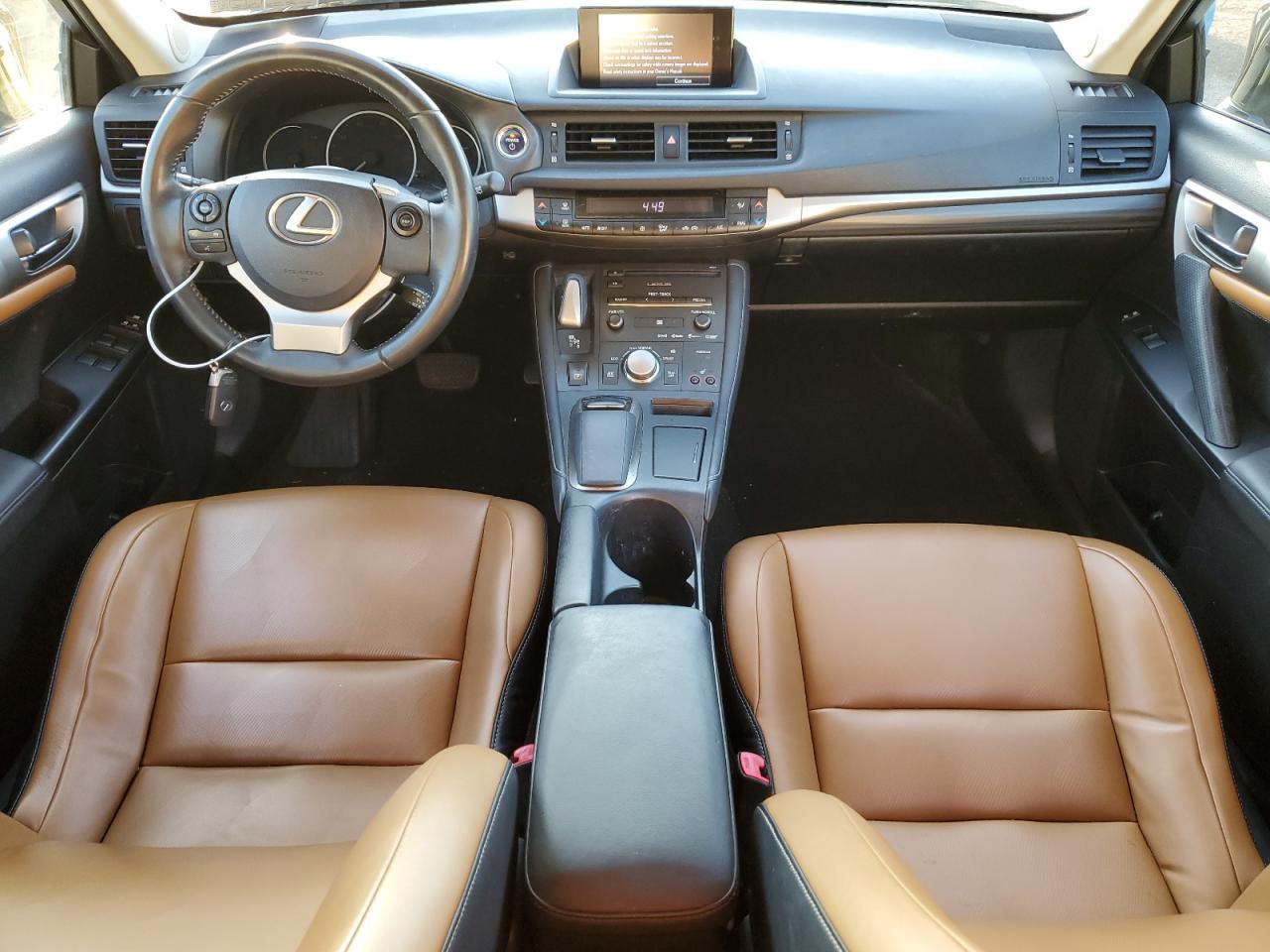 2014 Lexus CT VIN JTHKD5BH8E2189620 Copart auction photo, front end / side damage thumbnail 8