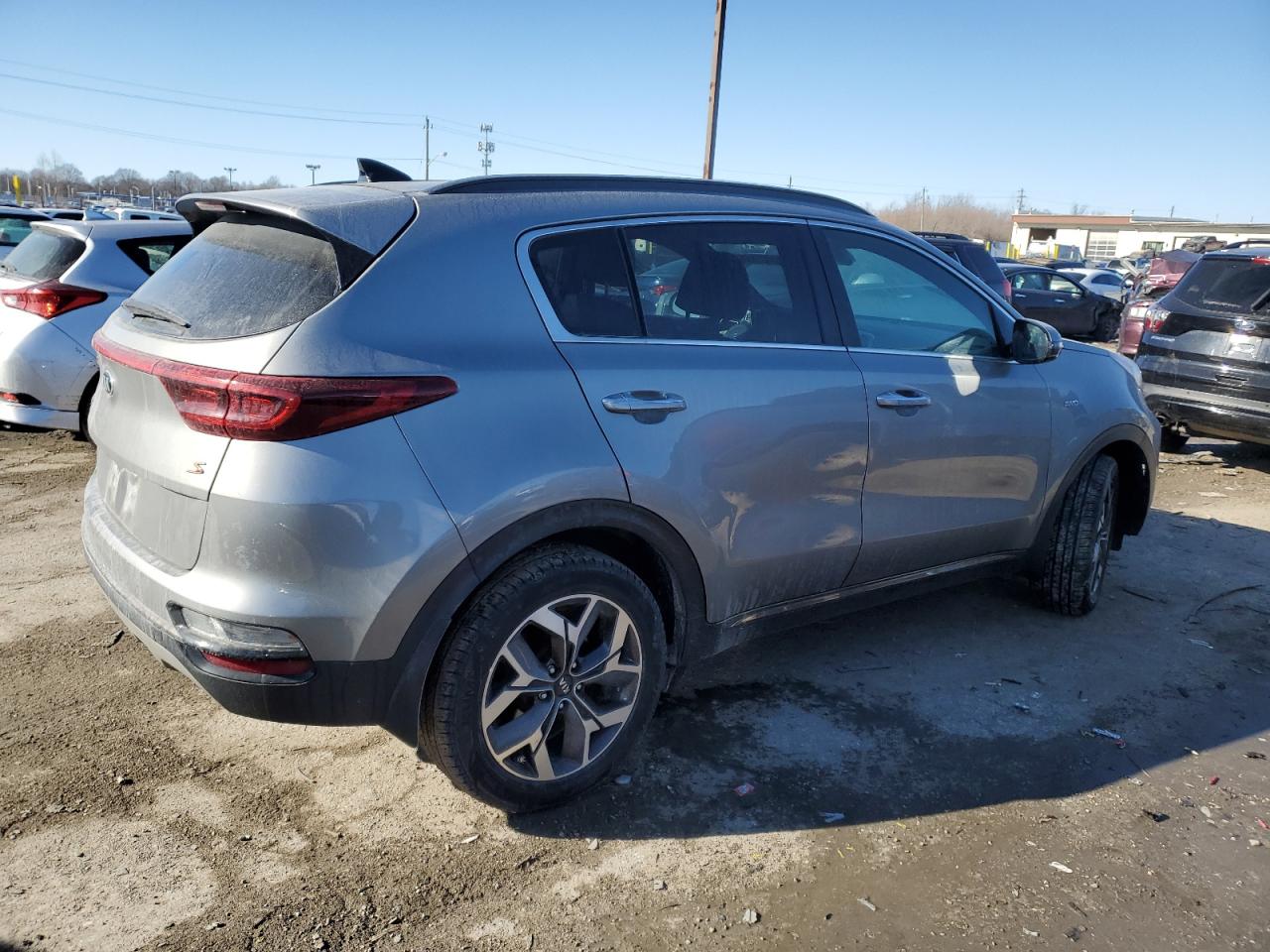 2020 KIA Sportage VIN KNDP6CAC9L7787114 Copart auction photo, minor dent/scratches damage thumbnail 3
