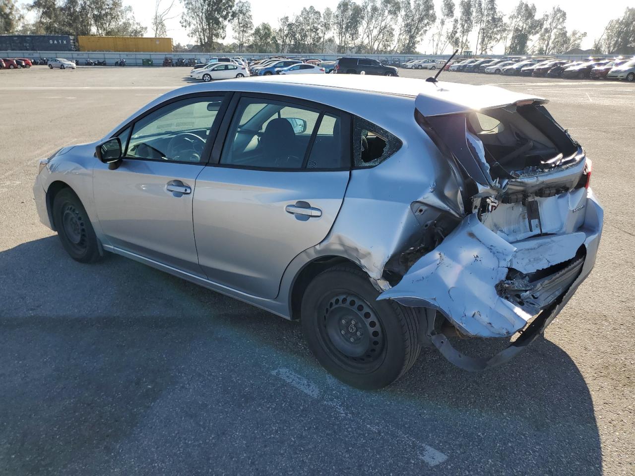 2019 Subaru Impreza VIN 4S3GTAB61K3715108 Copart auction photo, rear end damage thumbnail 2
