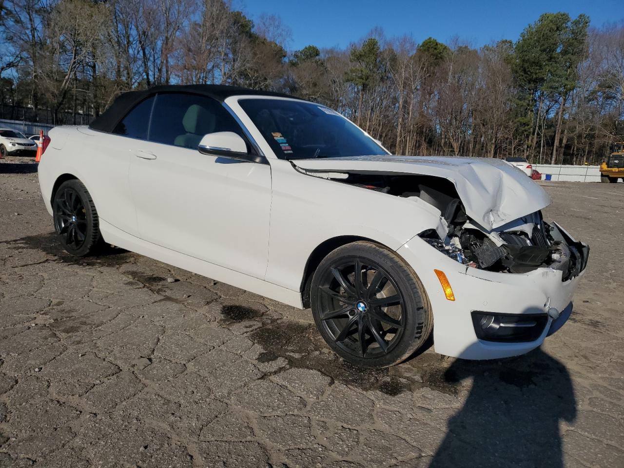2017 BMW 2er VIN WBA2K9C31H7A26221 Copart auction photo, front end damage thumbnail 4