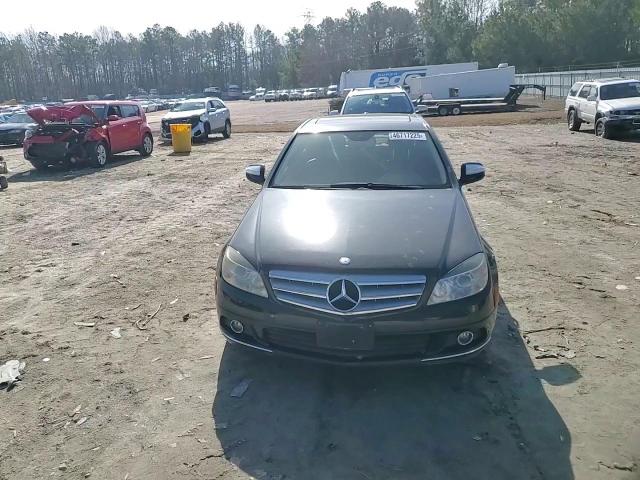 2009 Mercedes-Benz C-klasse VIN WDDGF54X29R041133 Copart auction photo, water/flood damage thumbnail 10