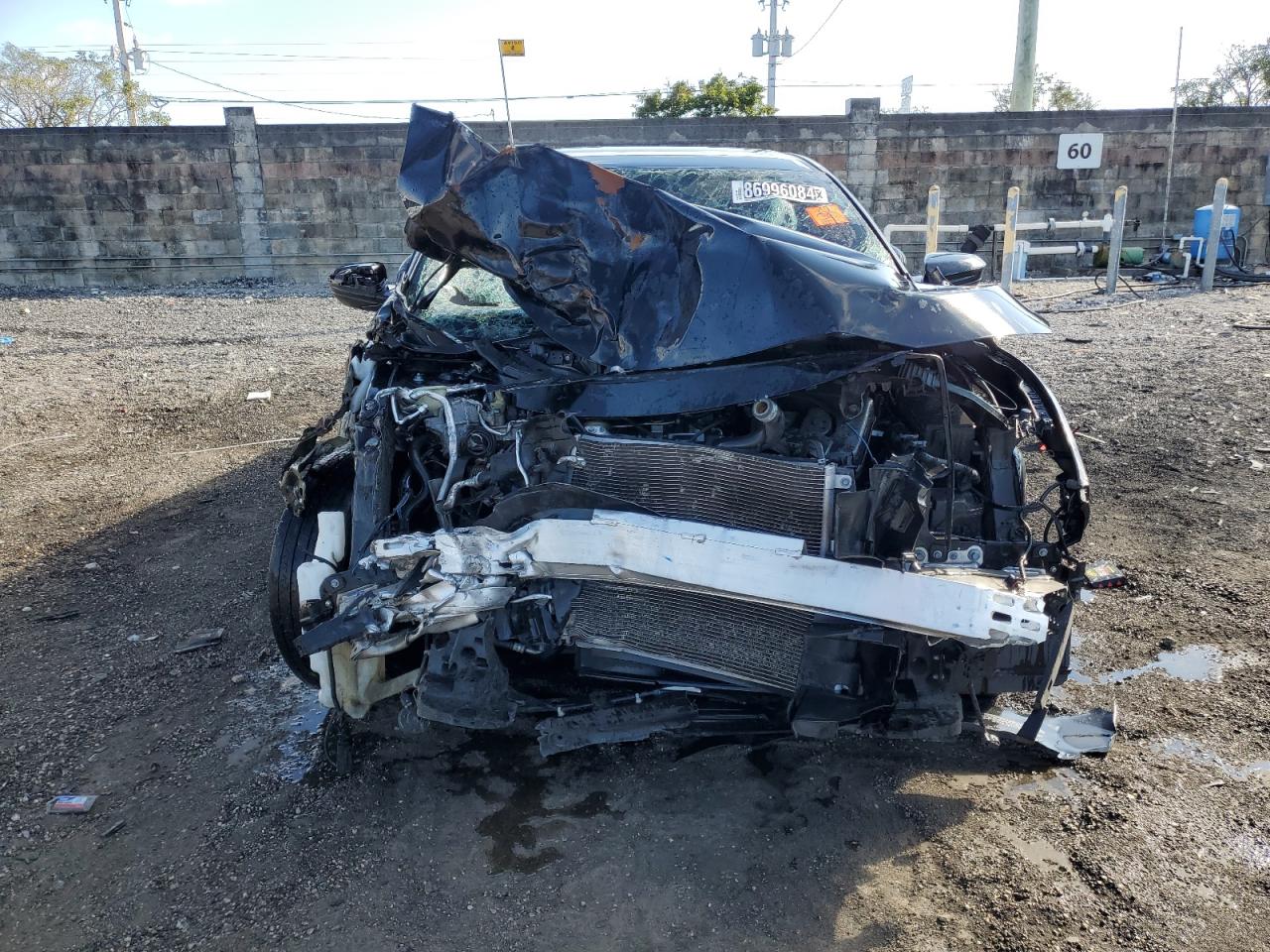2020 Honda Civic VIN 19XFC2F68LE200189 Copart auction photo, front end damage thumbnail 5