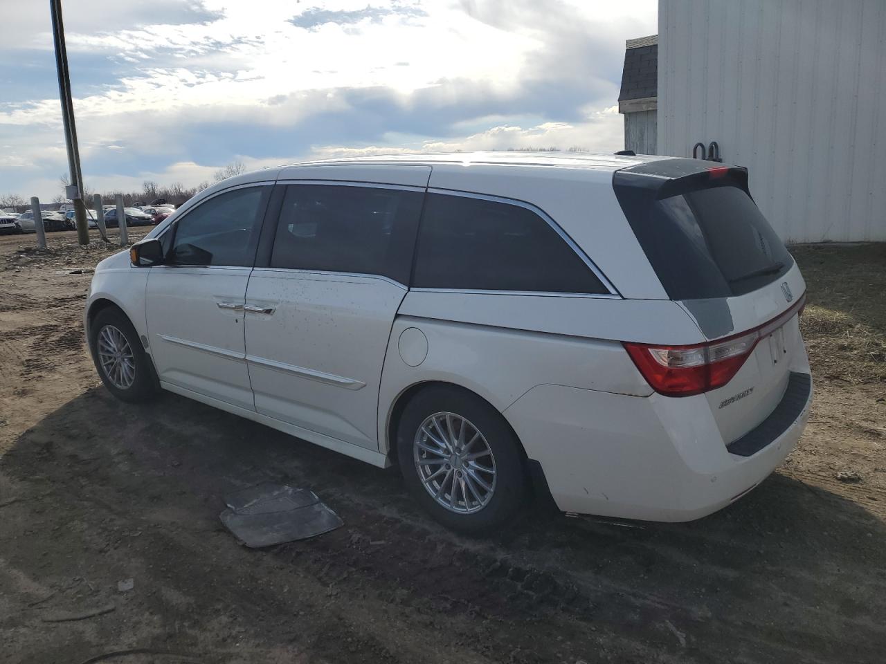 2012 Honda Odyssey VIN 5FNRL5H99CB116771 Copart auction photo, side / mechanical damage thumbnail 2
