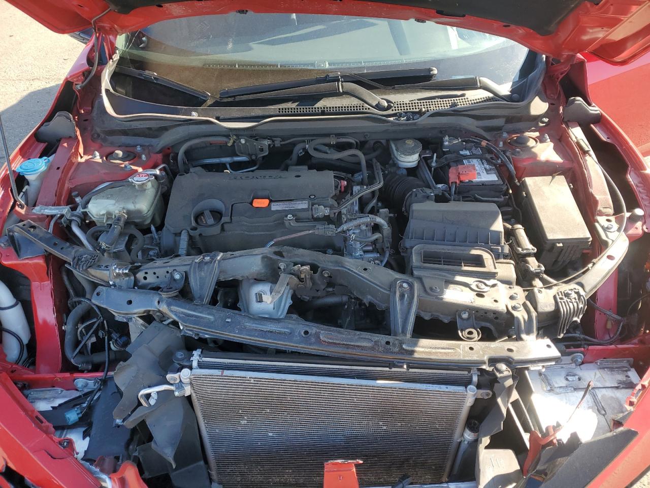 2020 Honda Civic VIN 2HGFC2F83LH596488 Copart auction photo, front end / minor dent/scratches damage thumbnail 11