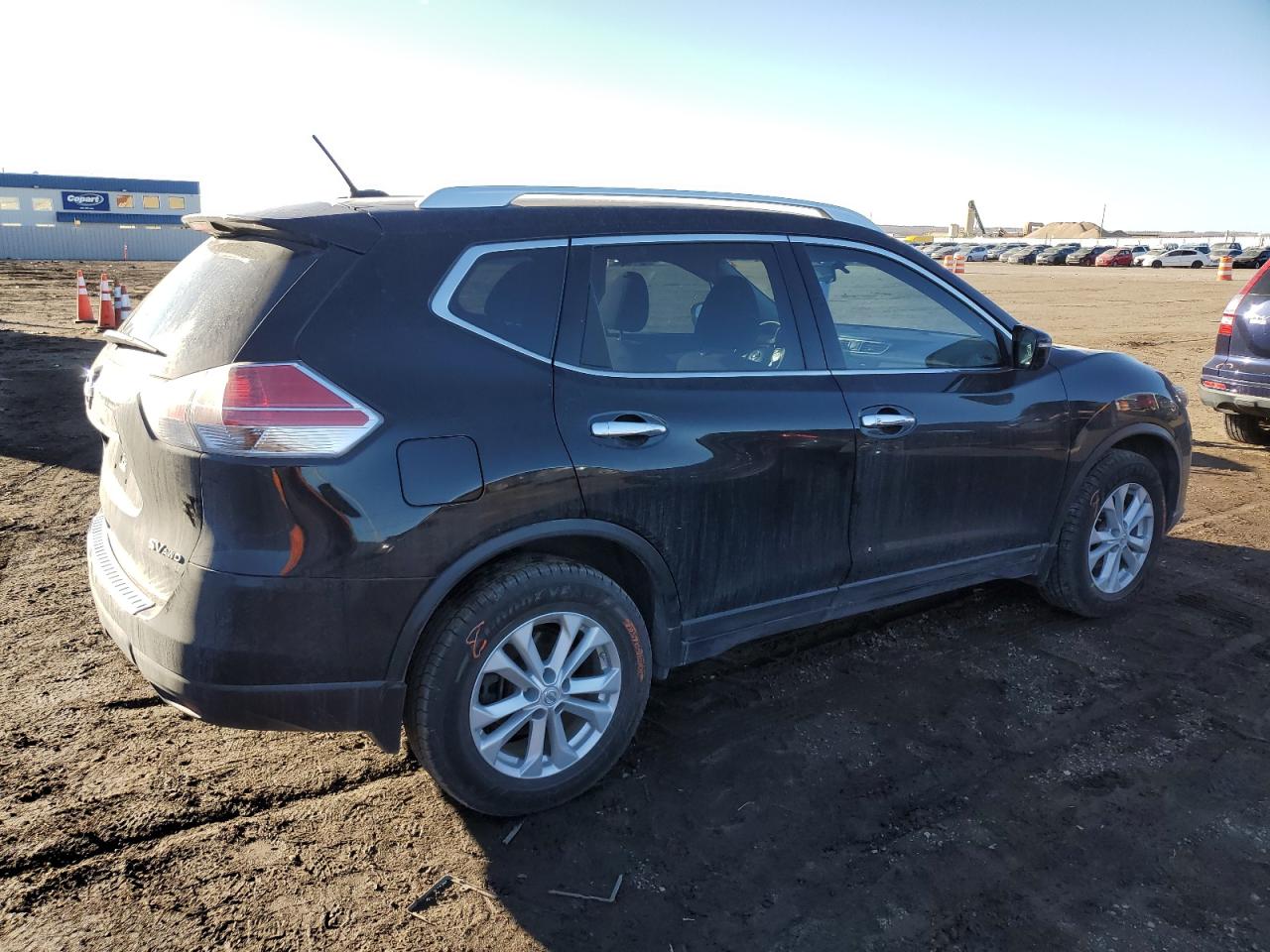 2015 Nissan Rogue VIN KNMAT2MV8FP507662 Copart auction photo, side damage thumbnail 3