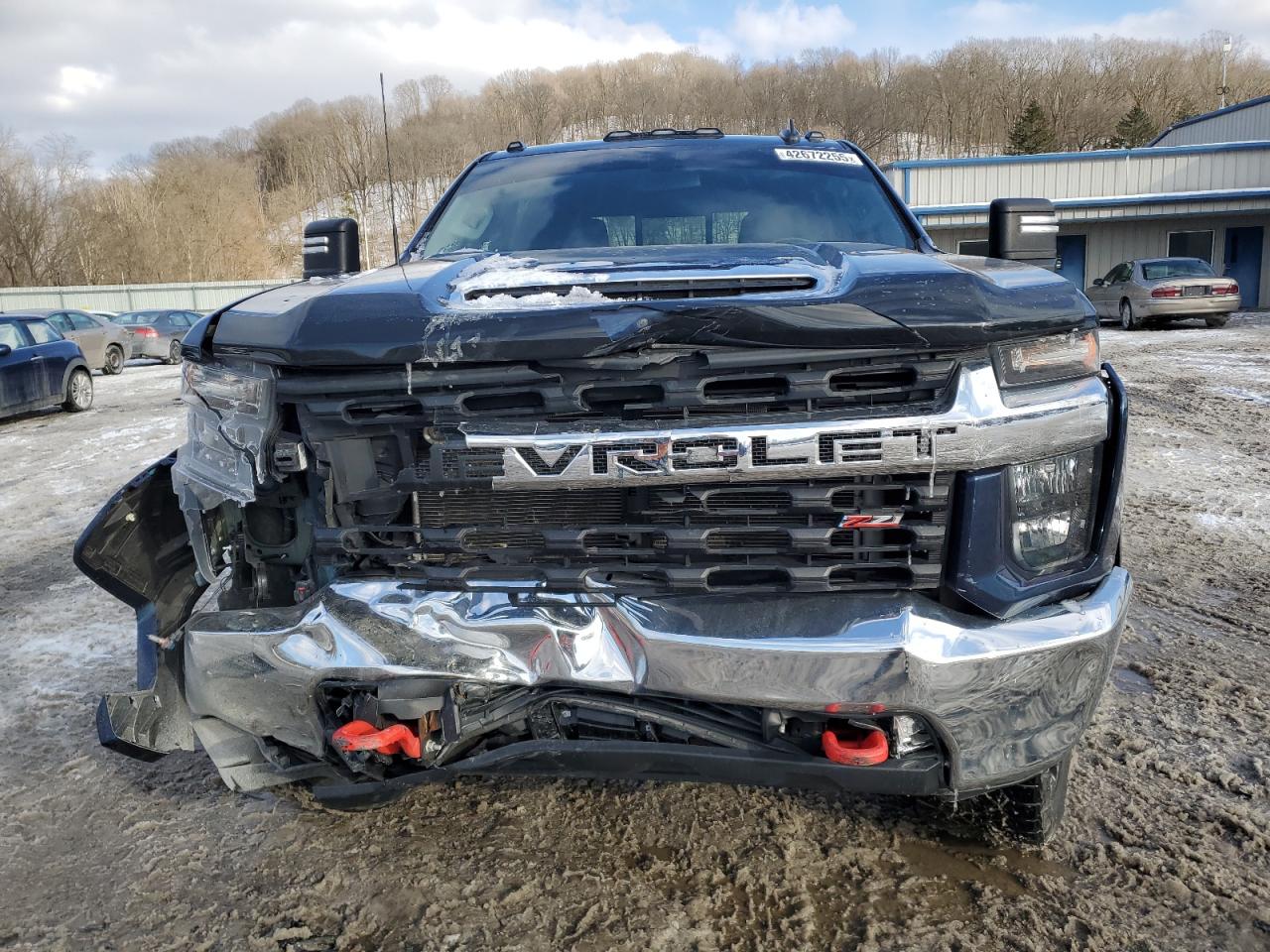 2022 Chevrolet Silverado VIN 1GC4YNE75NF176513 Copart auction photo, front end damage thumbnail 5