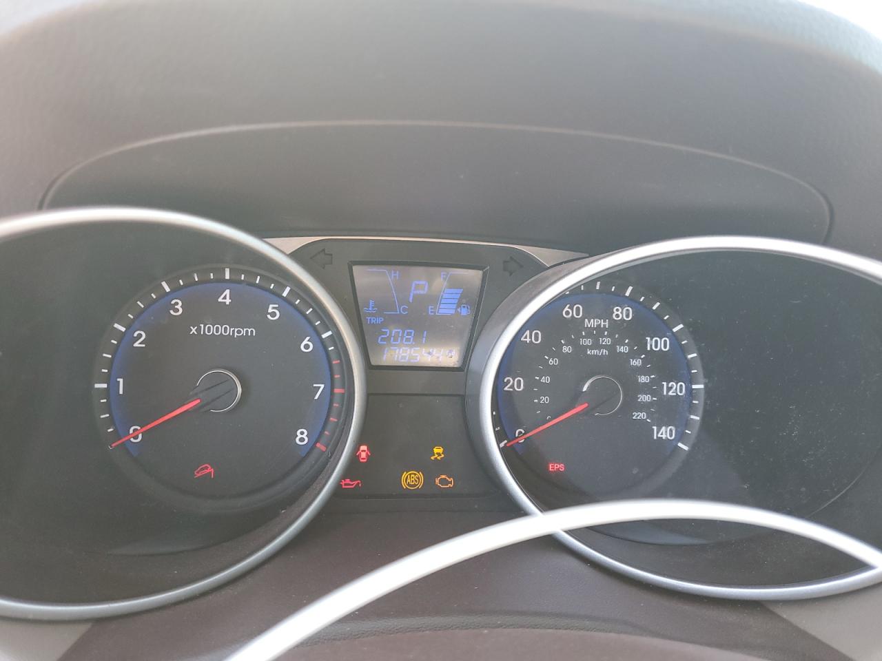 2013 Hyundai Tucson VIN KM8JUCAC4DU565509 Copart auction photo, undercarriage / mechanical damage thumbnail 9