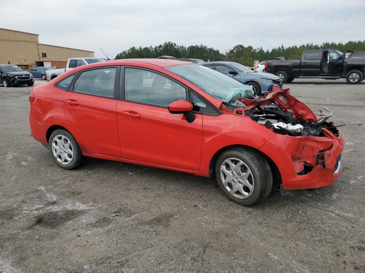 2012 Ford Fiesta VIN 3FADP4BJXCM117439 Copart auction photo, front end damage thumbnail 4
