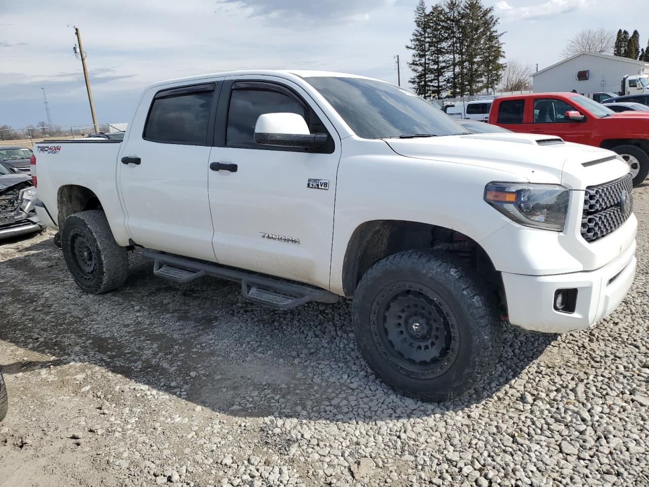 2021 Toyota Tundra VIN 5TFDY5F18MX958985 Copart auction photo, front end / mechanical damage thumbnail 4