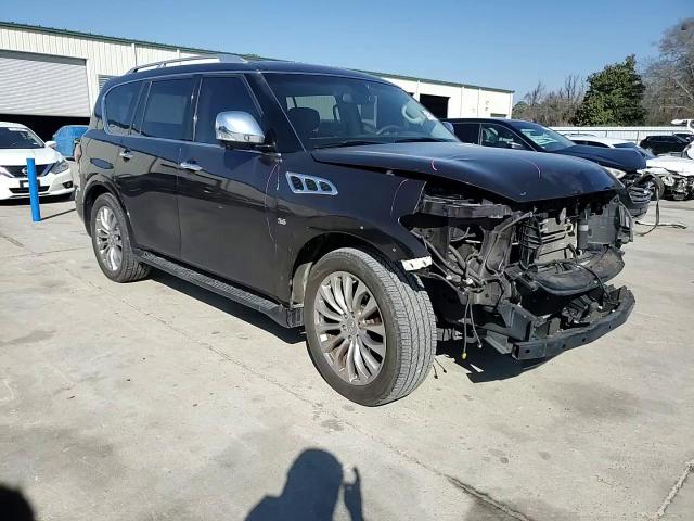 2015 Infiniti QX80 VIN JN8AZ2ND4F9770423 Copart auction photo, front end damage thumbnail 10
