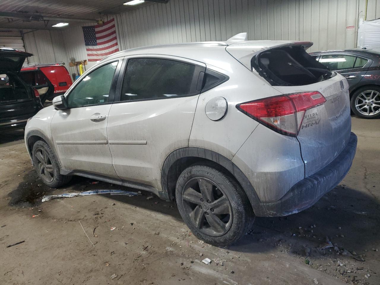 2019 Honda HR-V VIN 3CZRU6H53KM733555 Copart auction photo, vandalism damage thumbnail 2