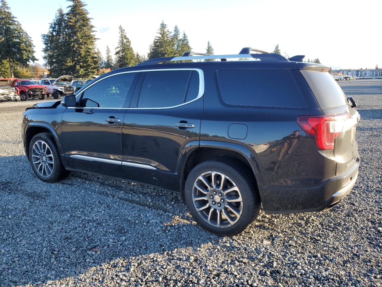 2021 GMC Acadia VIN 1GKKNXLSXMZ229453 Copart auction photo, front end / side damage thumbnail 2