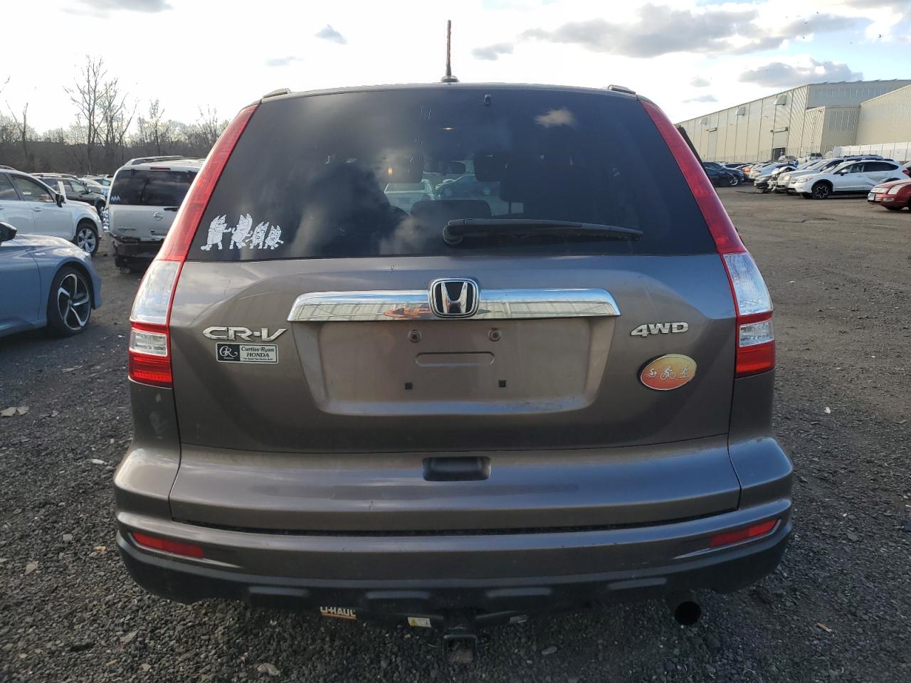 2010 Honda CR-V VIN 5J6RE4H76AL086247 Copart auction photo, side / front end damage thumbnail 6