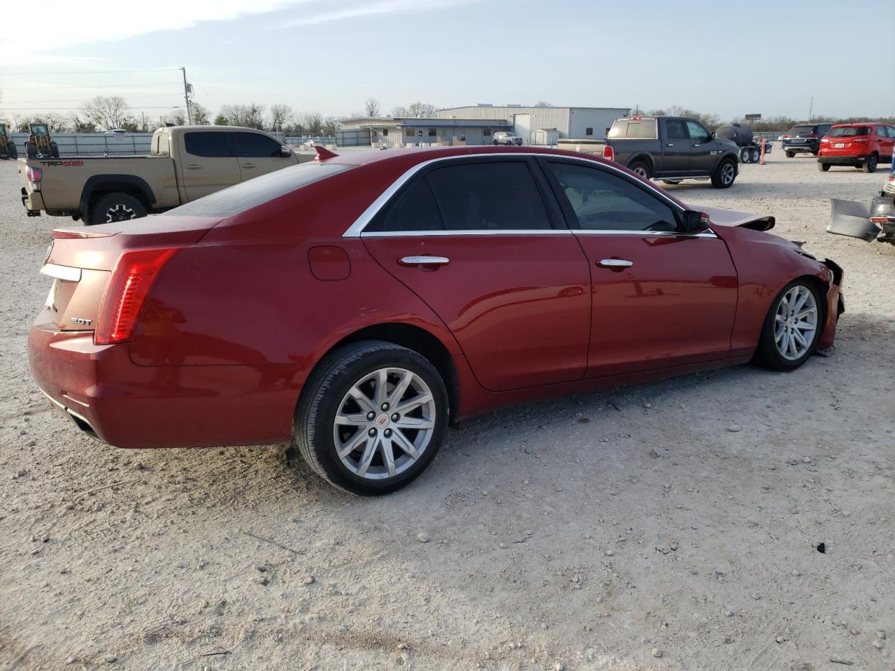 2014 Cadillac CTS VIN 1G6AR5SX8E0155133 Copart auction photo, front end damage thumbnail 3