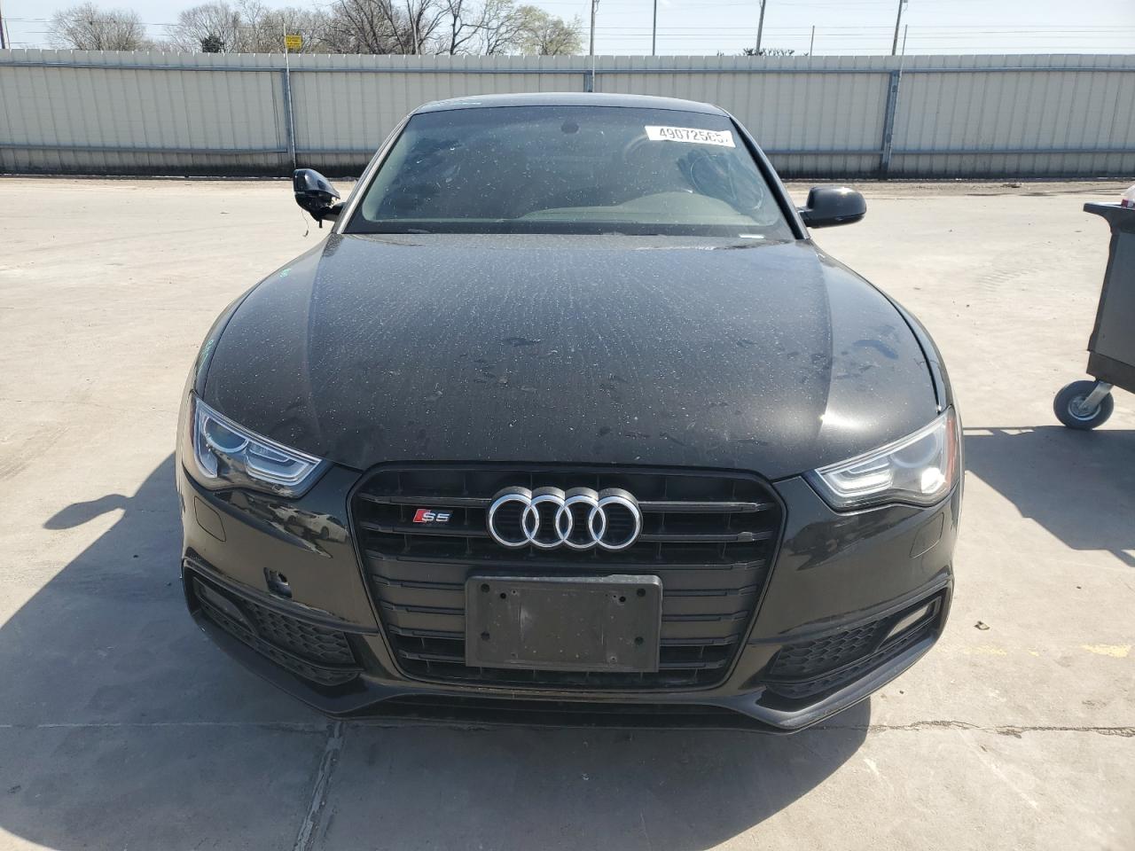 2015 Audi RS5 VIN WAUVGAFR8FA022115 Copart auction photo, side / hail damage thumbnail 5