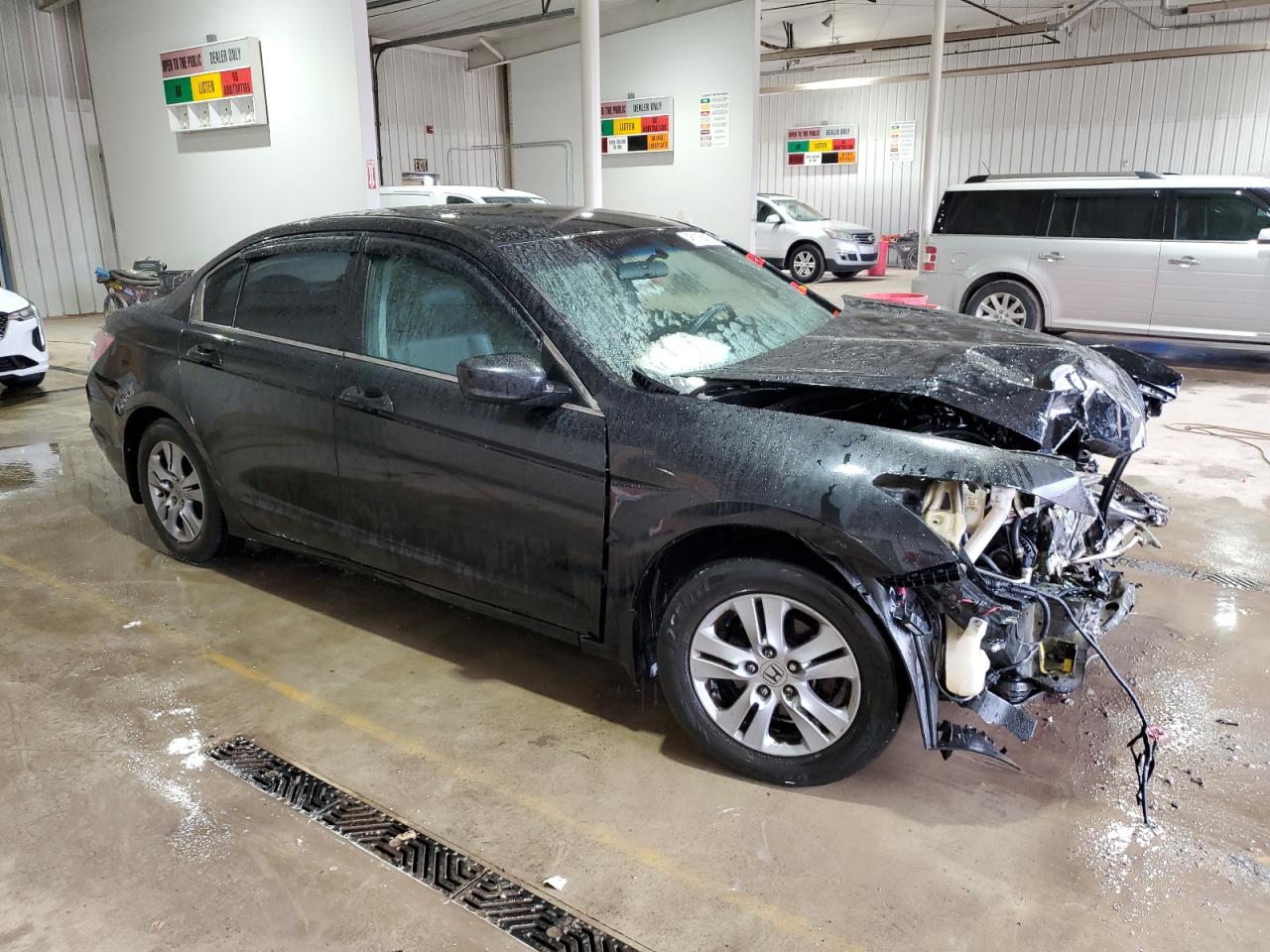 2012 Honda Accord VIN 1HGCP2F60CA170326 Copart auction photo, front end / side damage thumbnail 4
