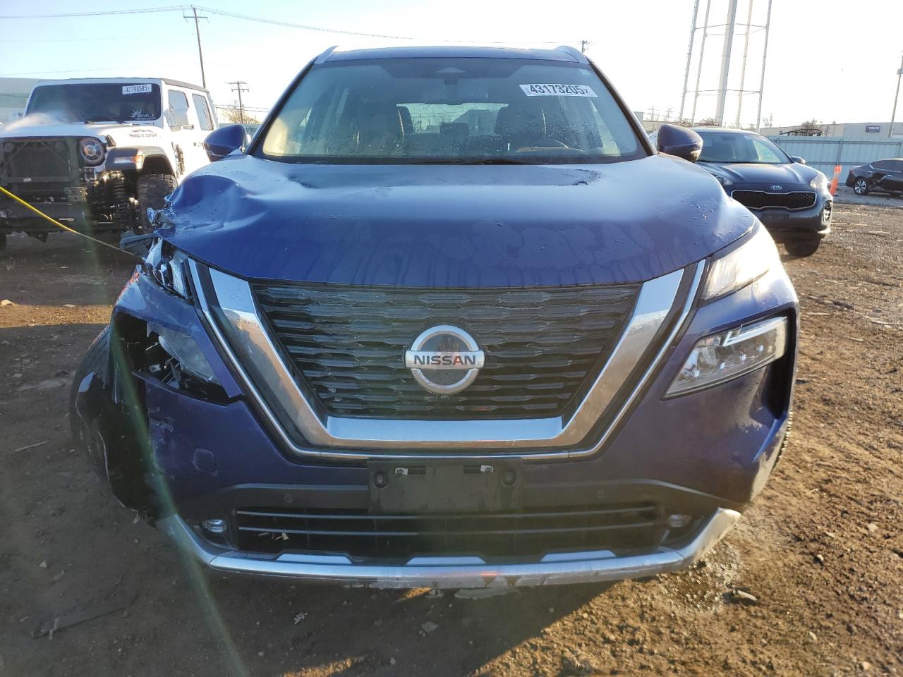 2021 Nissan Rogue VIN JN8AT3DD3MW315988 Copart auction photo, front end / side damage thumbnail 5