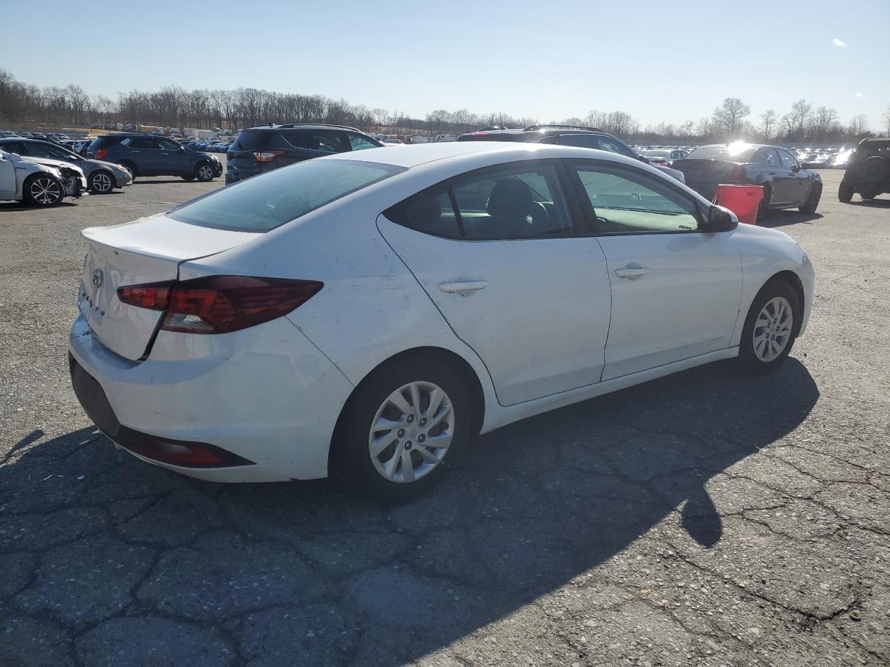 2019 Hyundai Elantra VIN 5NPD74LF8KH484249 Copart auction photo, rear end damage thumbnail 3