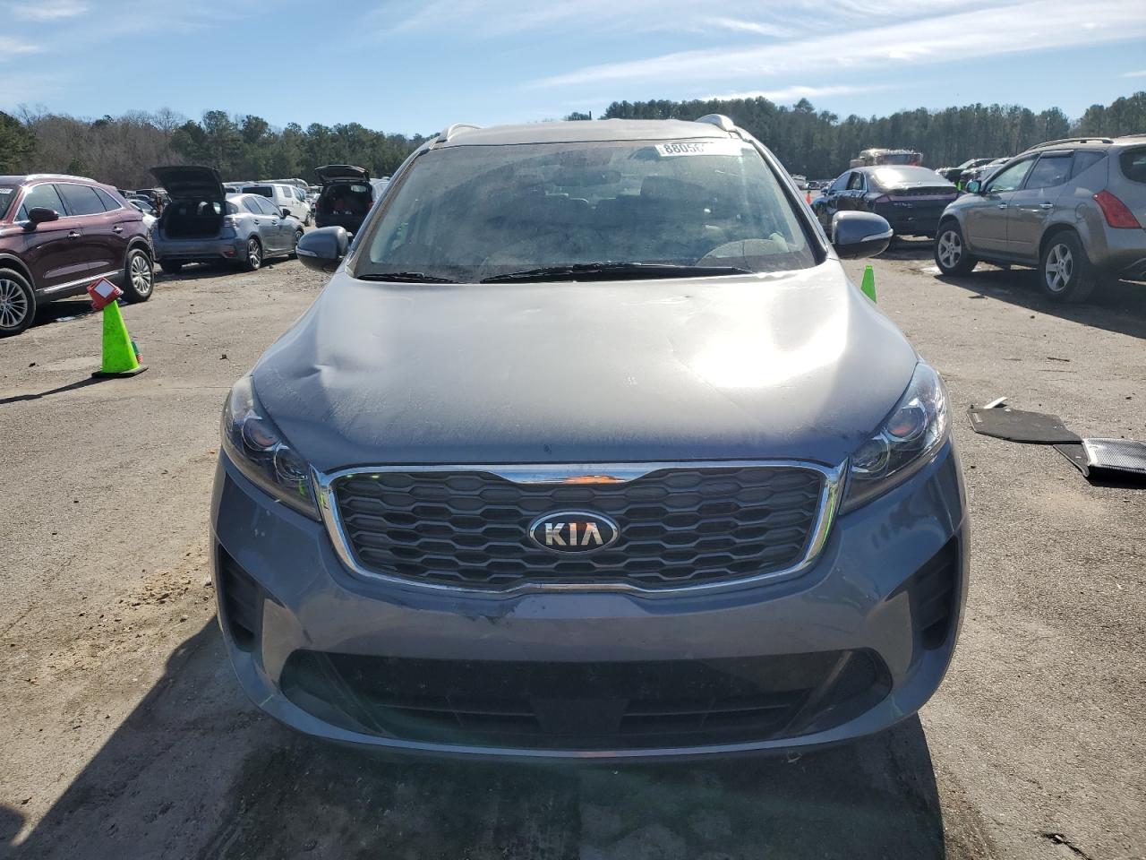 2020 KIA Sorento VIN 5XYPG4A35LG639614 Copart auction photo, all over damage thumbnail 5