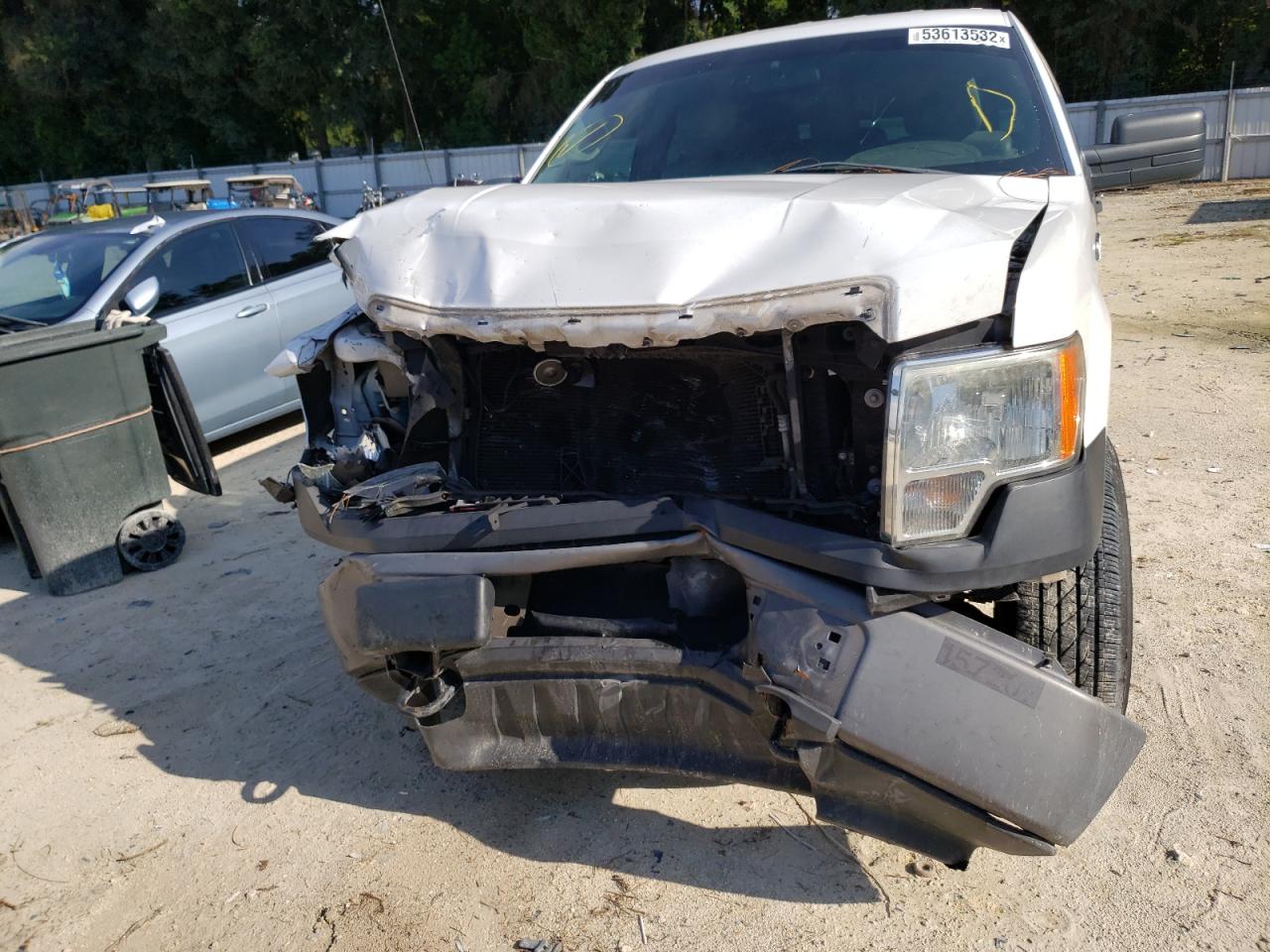 2013 Ford F-150 VIN 1FTEX1EM4DFC14009 Copart auction photo, front end damage thumbnail 9